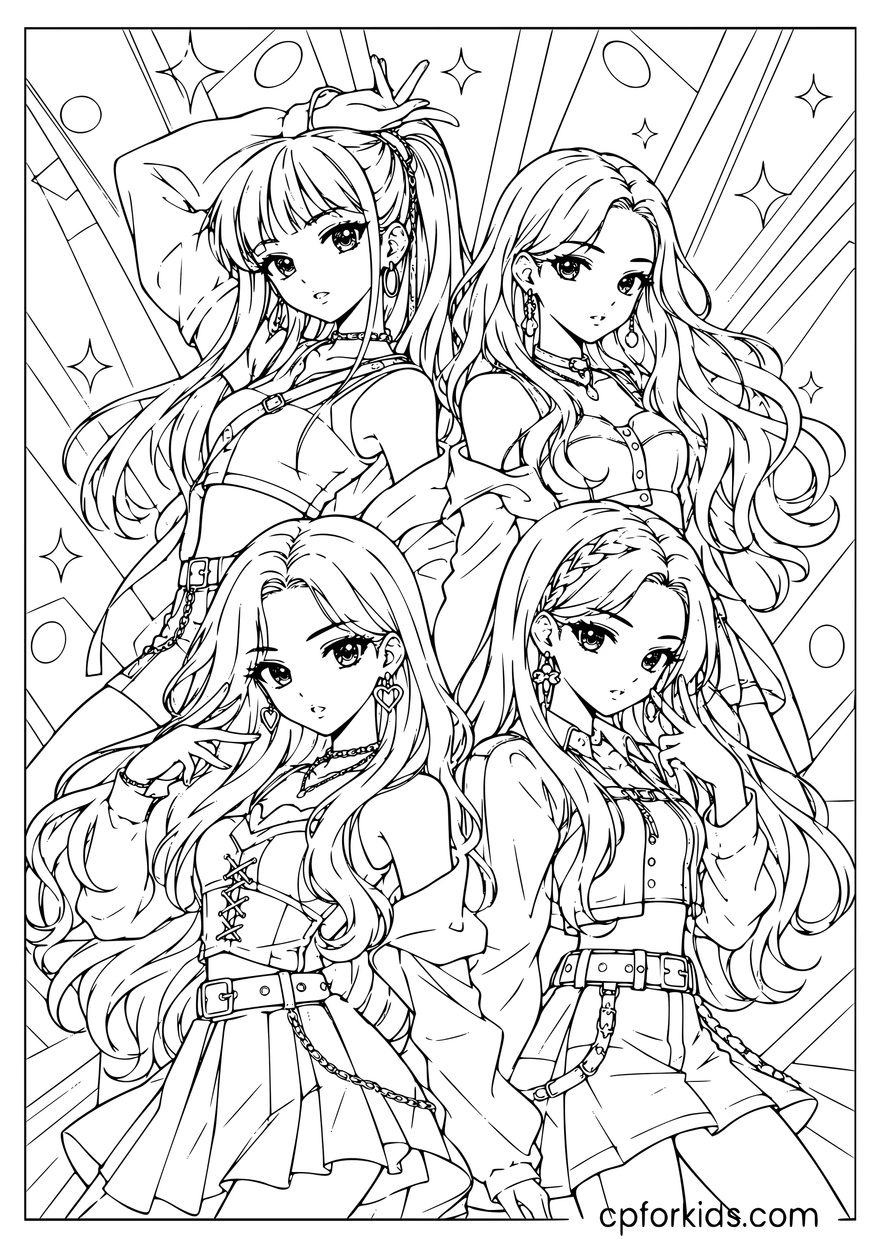 BLACKPINK Anime Style