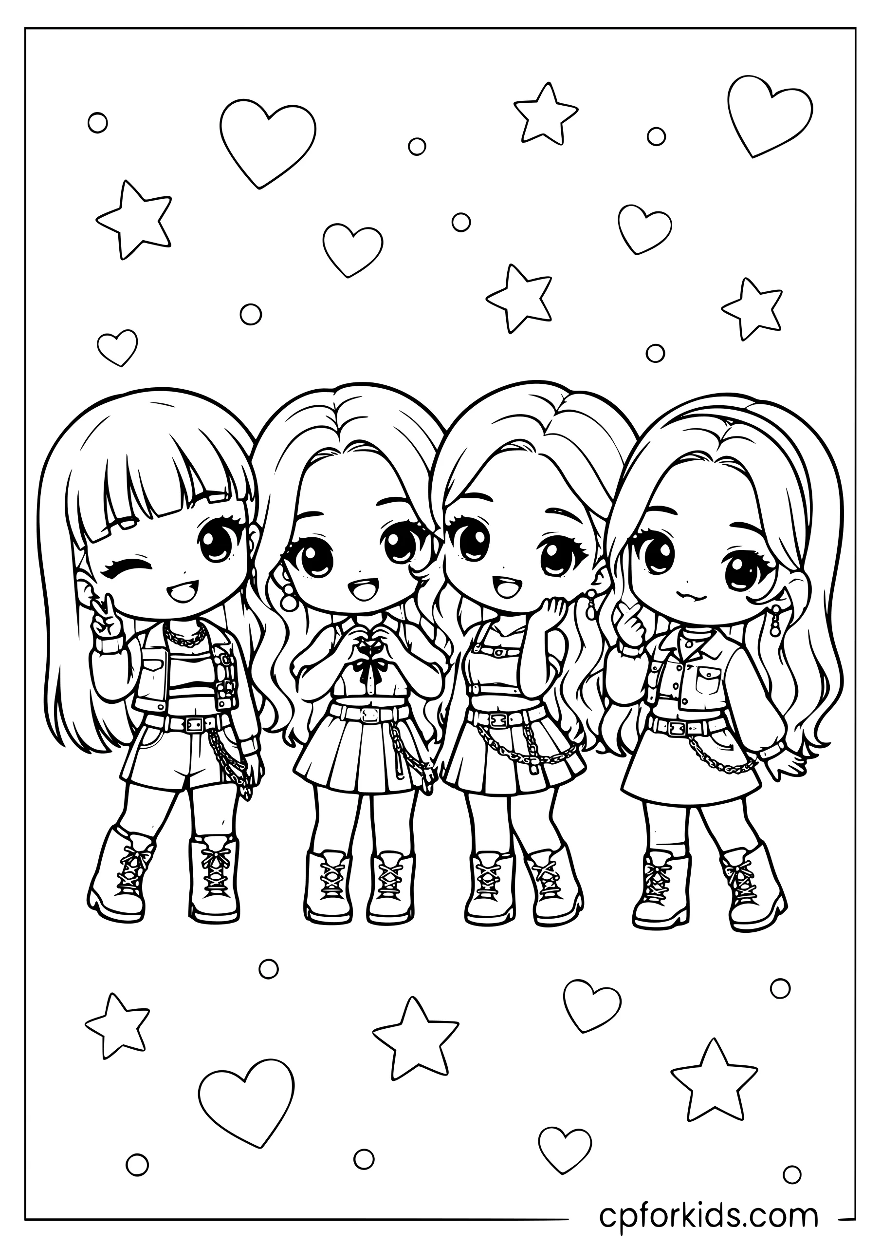 BLACKPINK Chibi Group