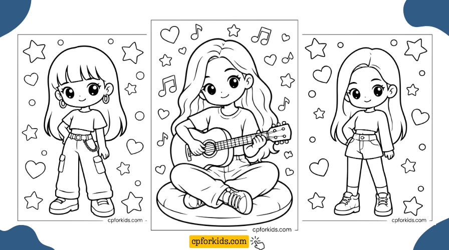 Printable Coloring Pages for Blackpink