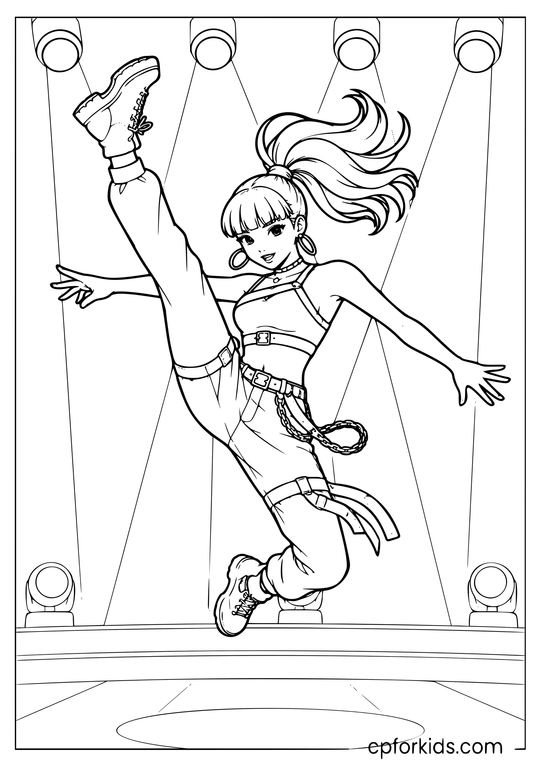 Lisa High Kick Jump