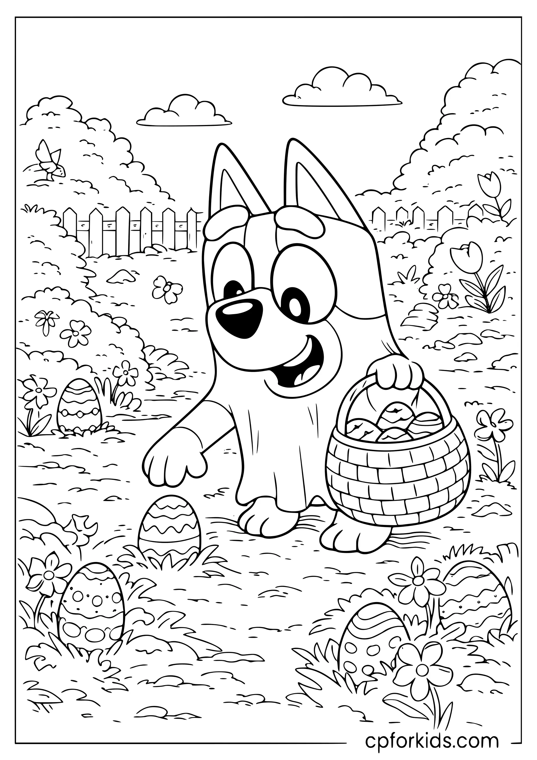 Bluey Easter Egg Hunt