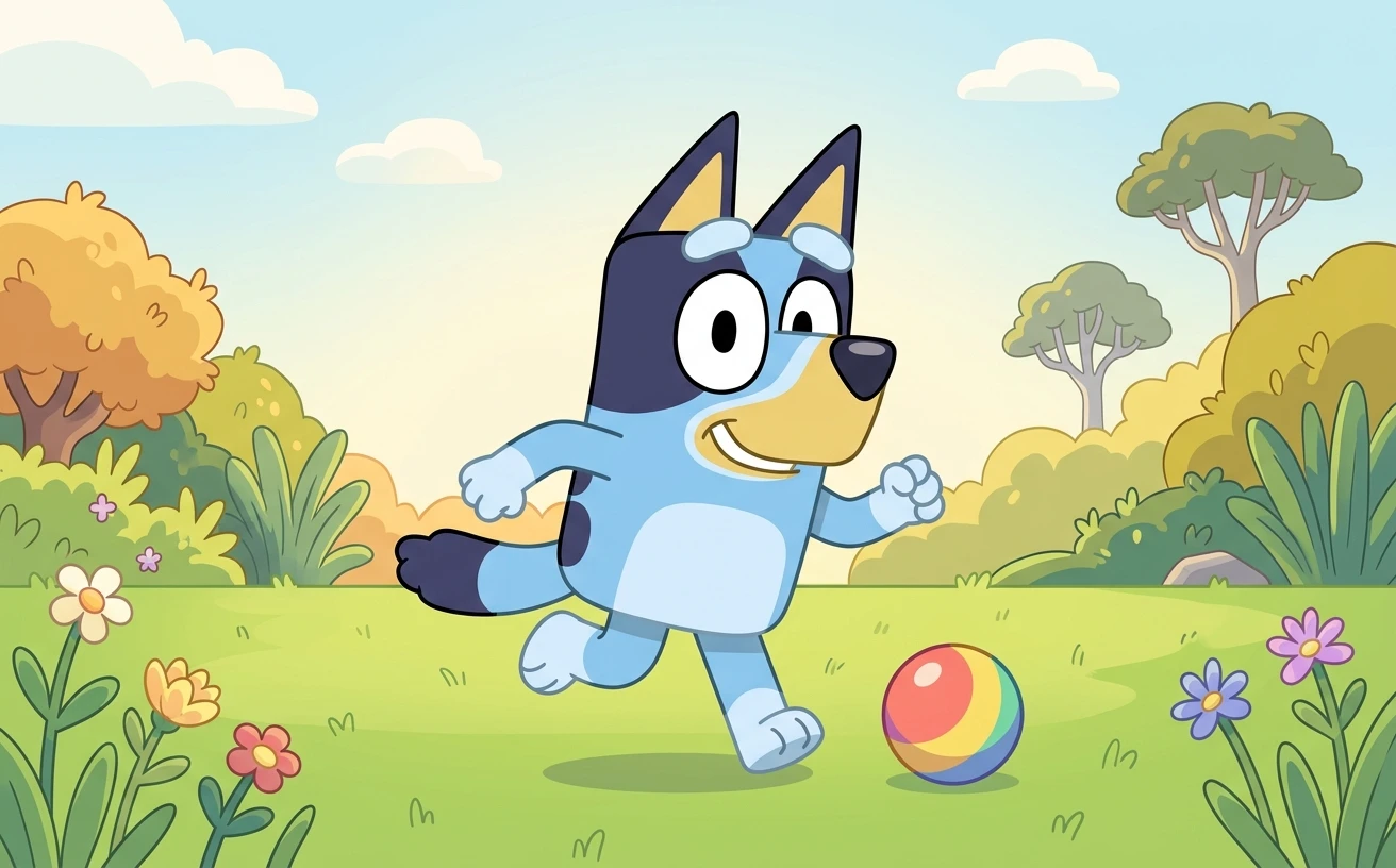 Bluey online coloring category