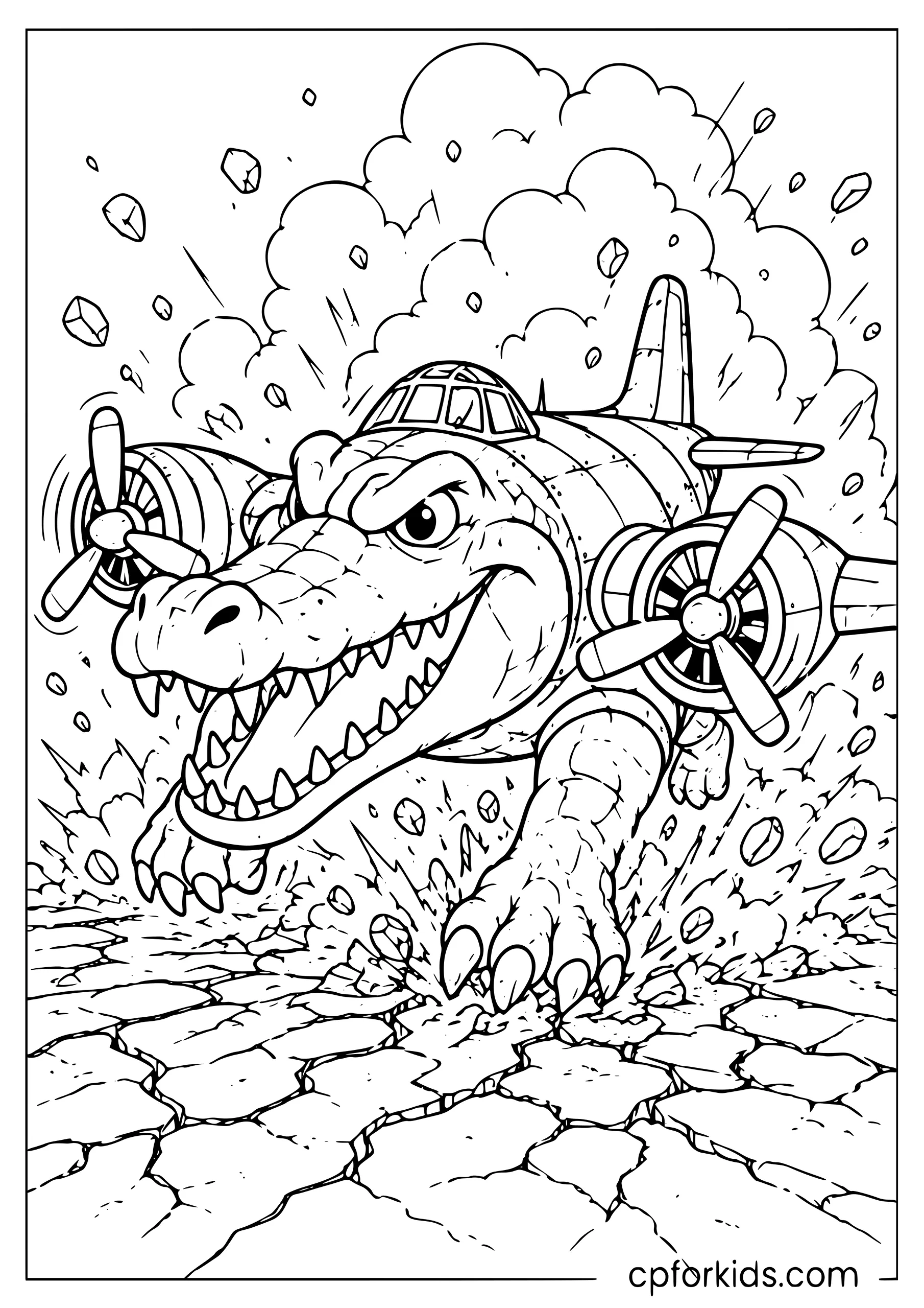 Bombardiro Crocodilo Charges Forward
