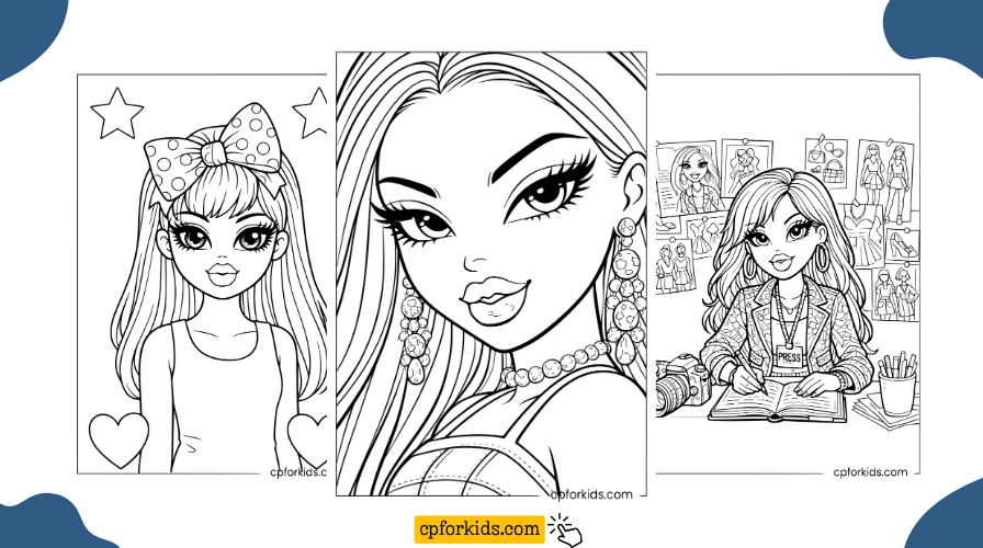 Bratz Coloring Pages (30 Free PDF Printables)