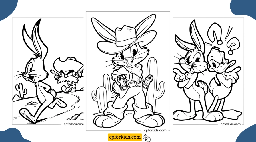 Printable Coloring Pages for Bugs Bunny
