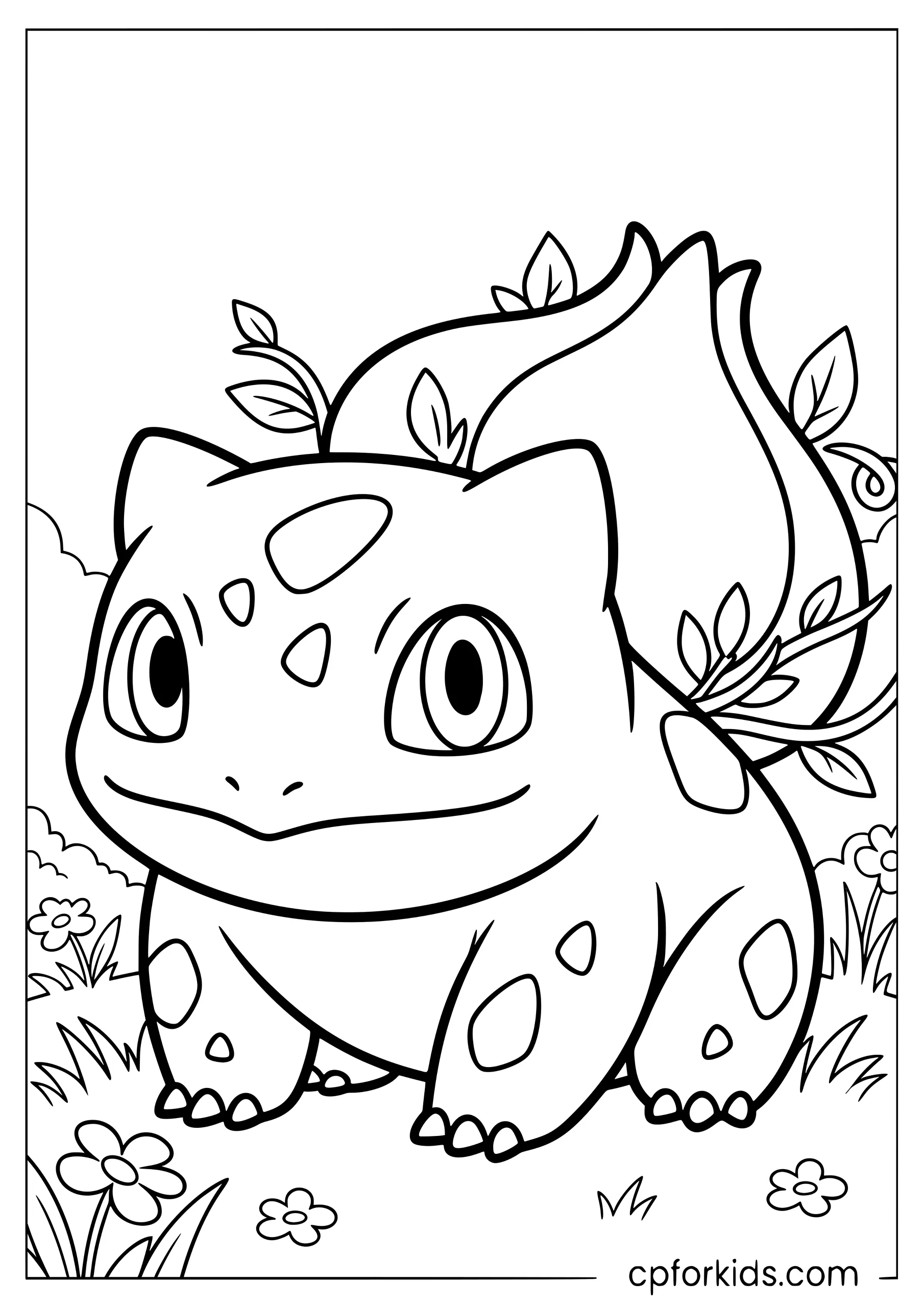 Bulbasaur Resting in the Meadow
