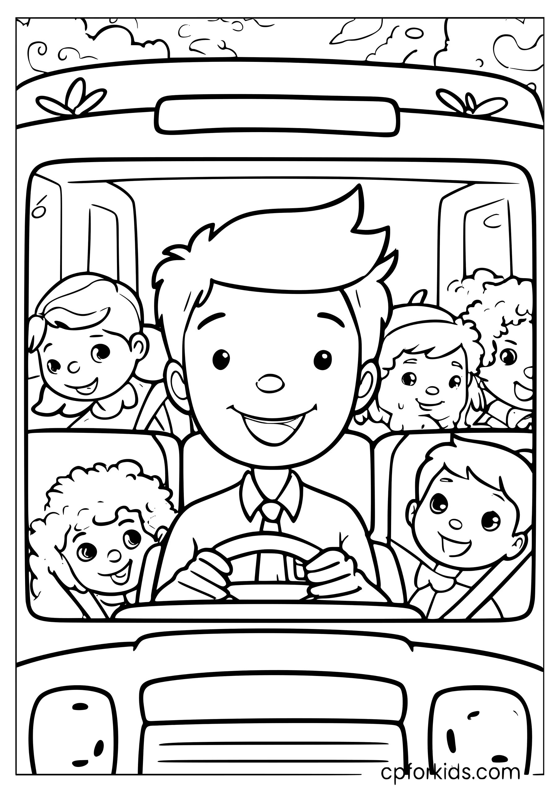Bus Driver Smiles Back
