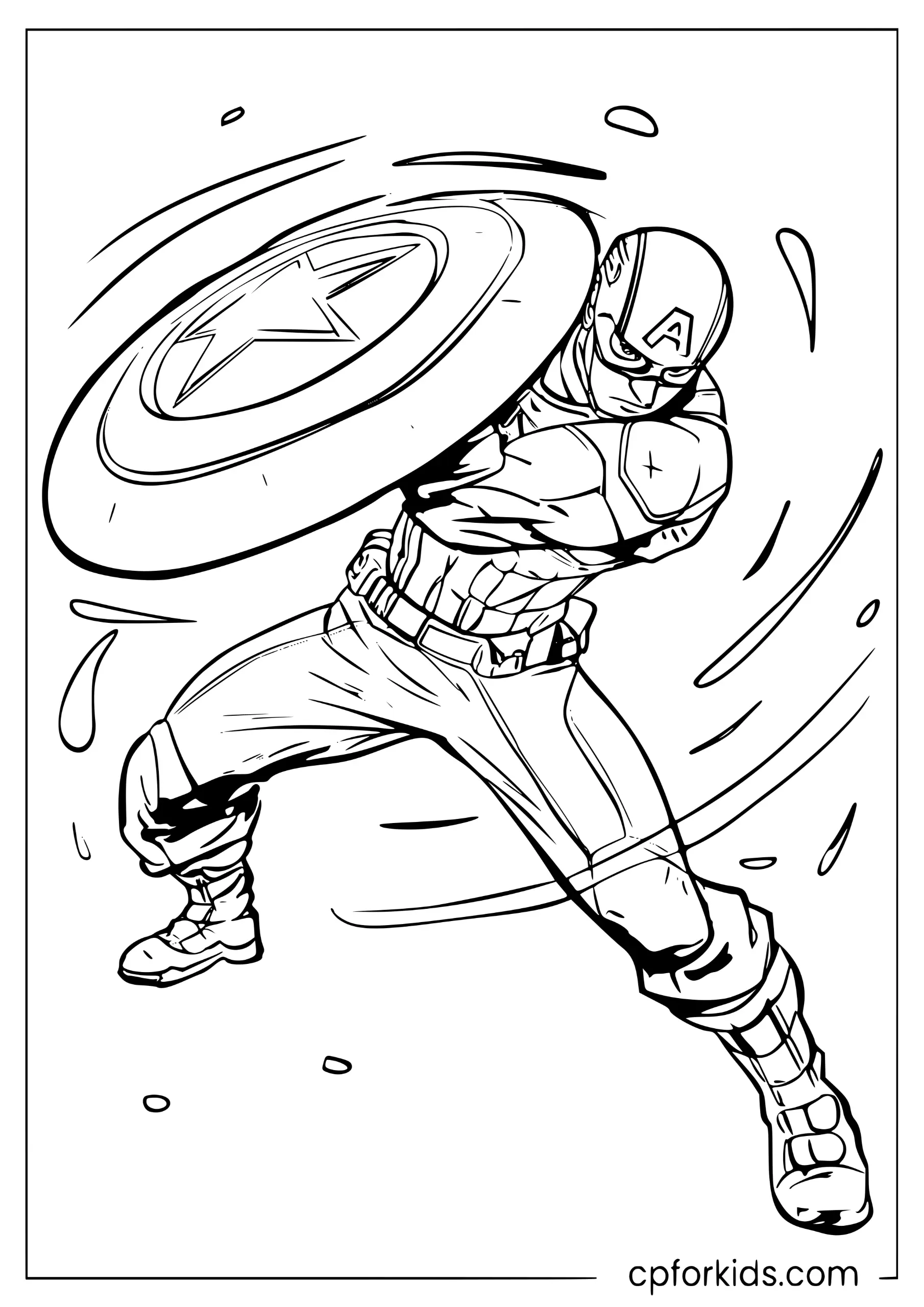 Captain America Shield Throw