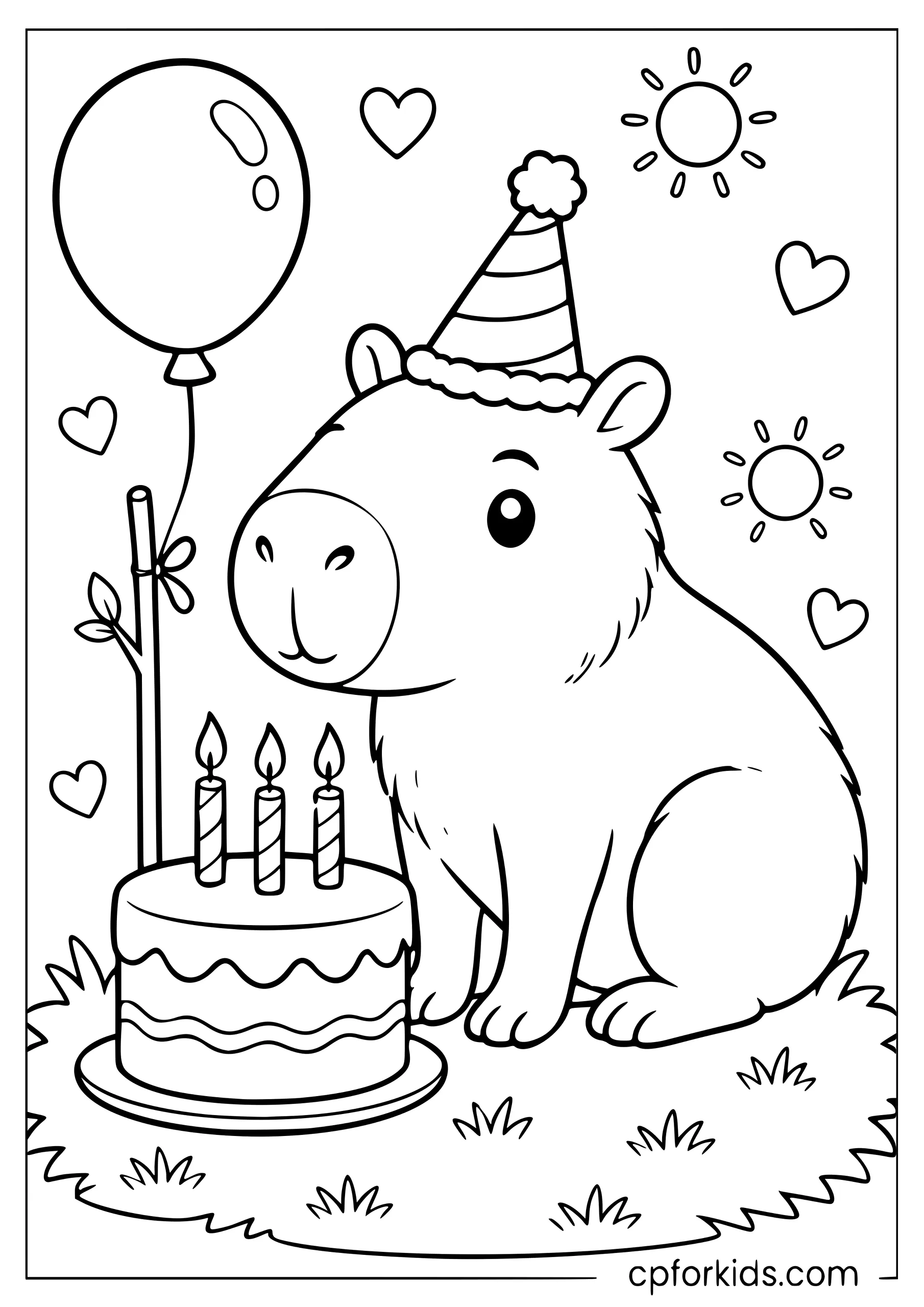 Capybara Birthday
