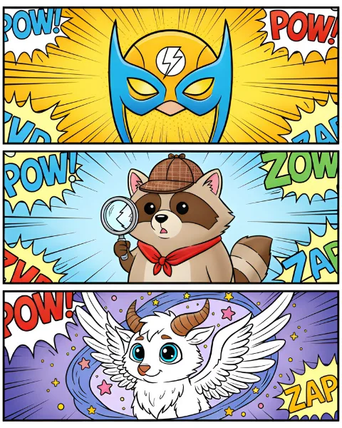 Cartoon Coloring Pages Cartoon coloring pages showcasing cheerful characters with expressive faces and bold outlines that are easy and fun to color.