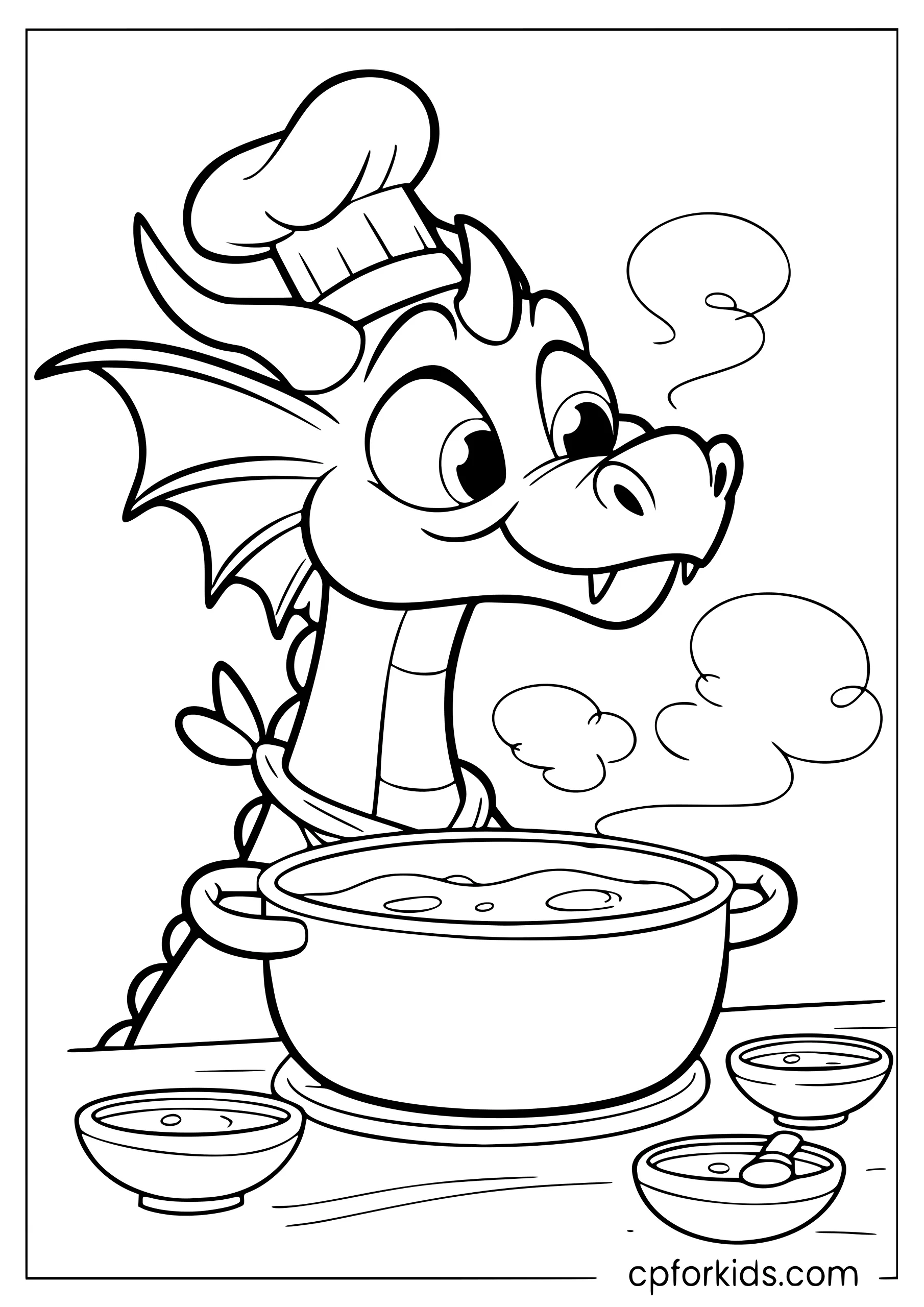 Chef Dragon Cooks Dinner