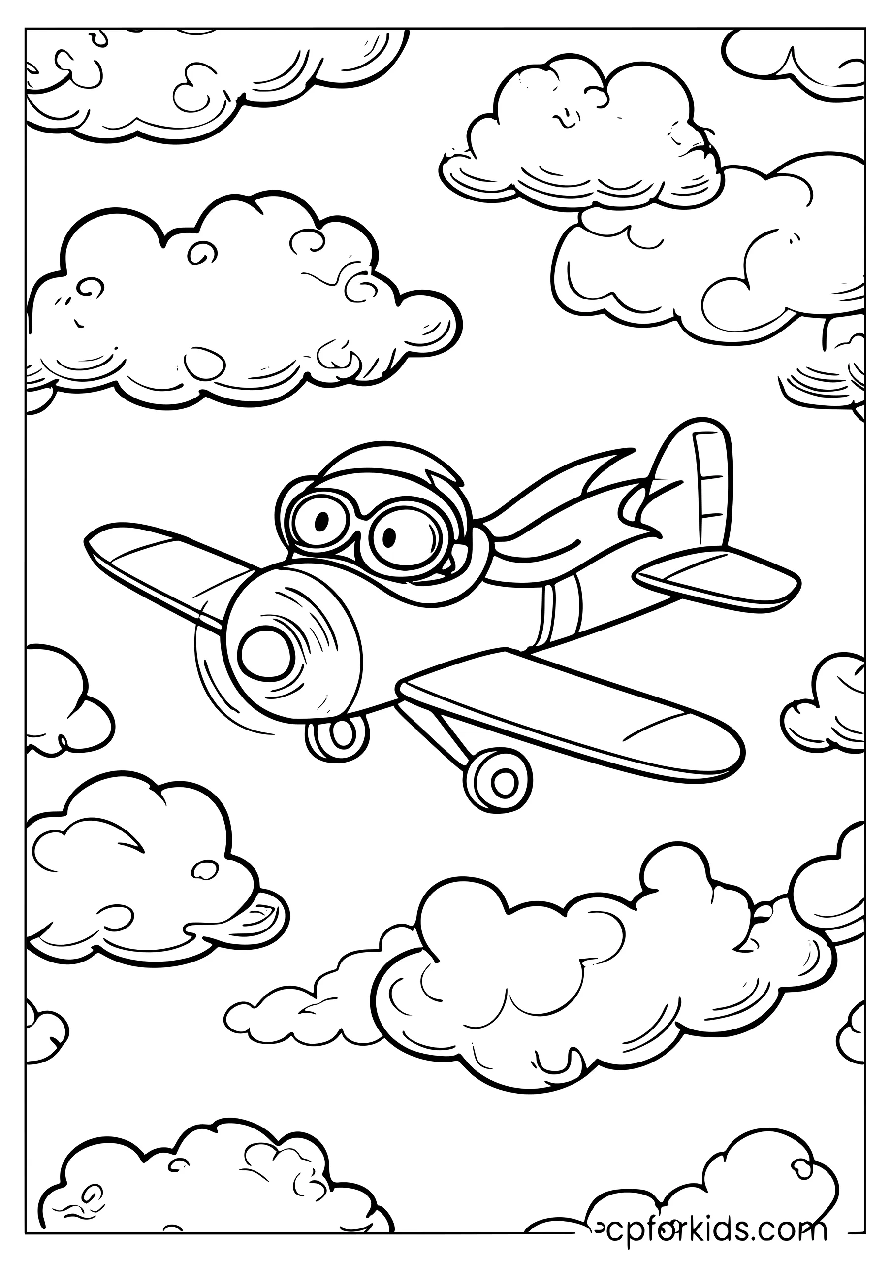 The Airplane That Wears Goggles