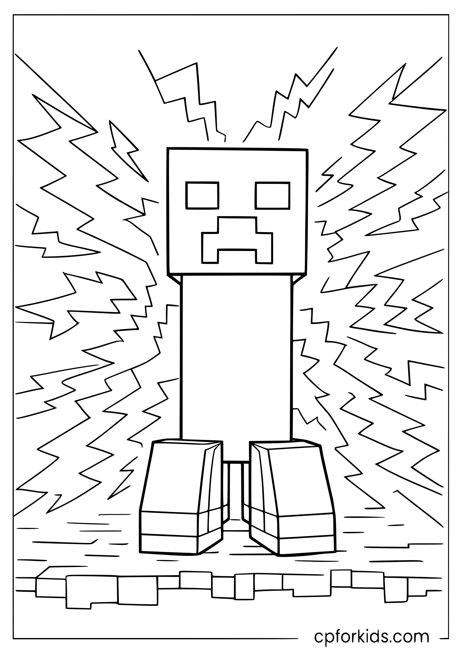 Charged Creeper — Electric and Dangerous