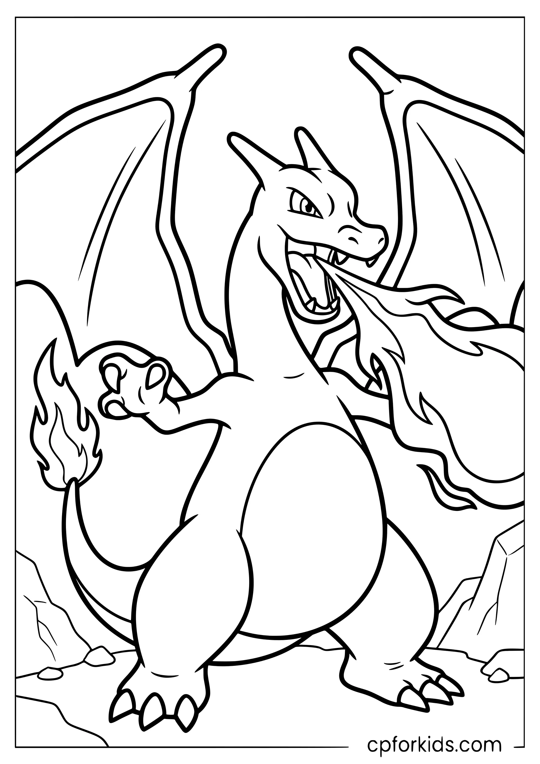 Charizard Unleashing Fire