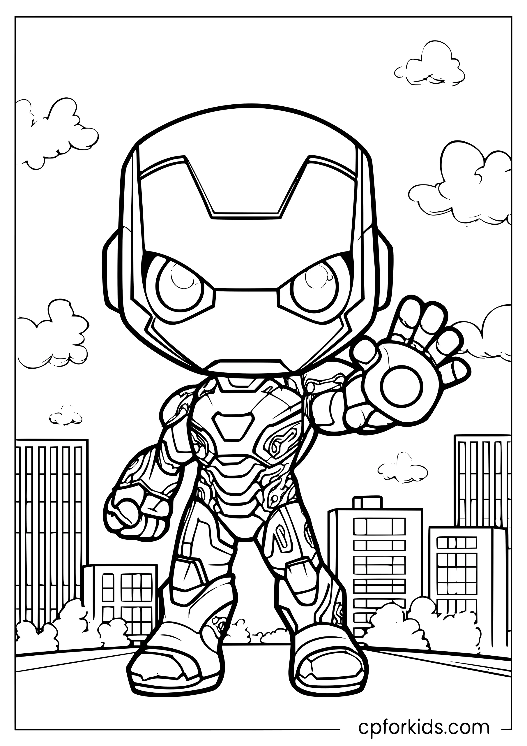 Cute Chibi Iron Man