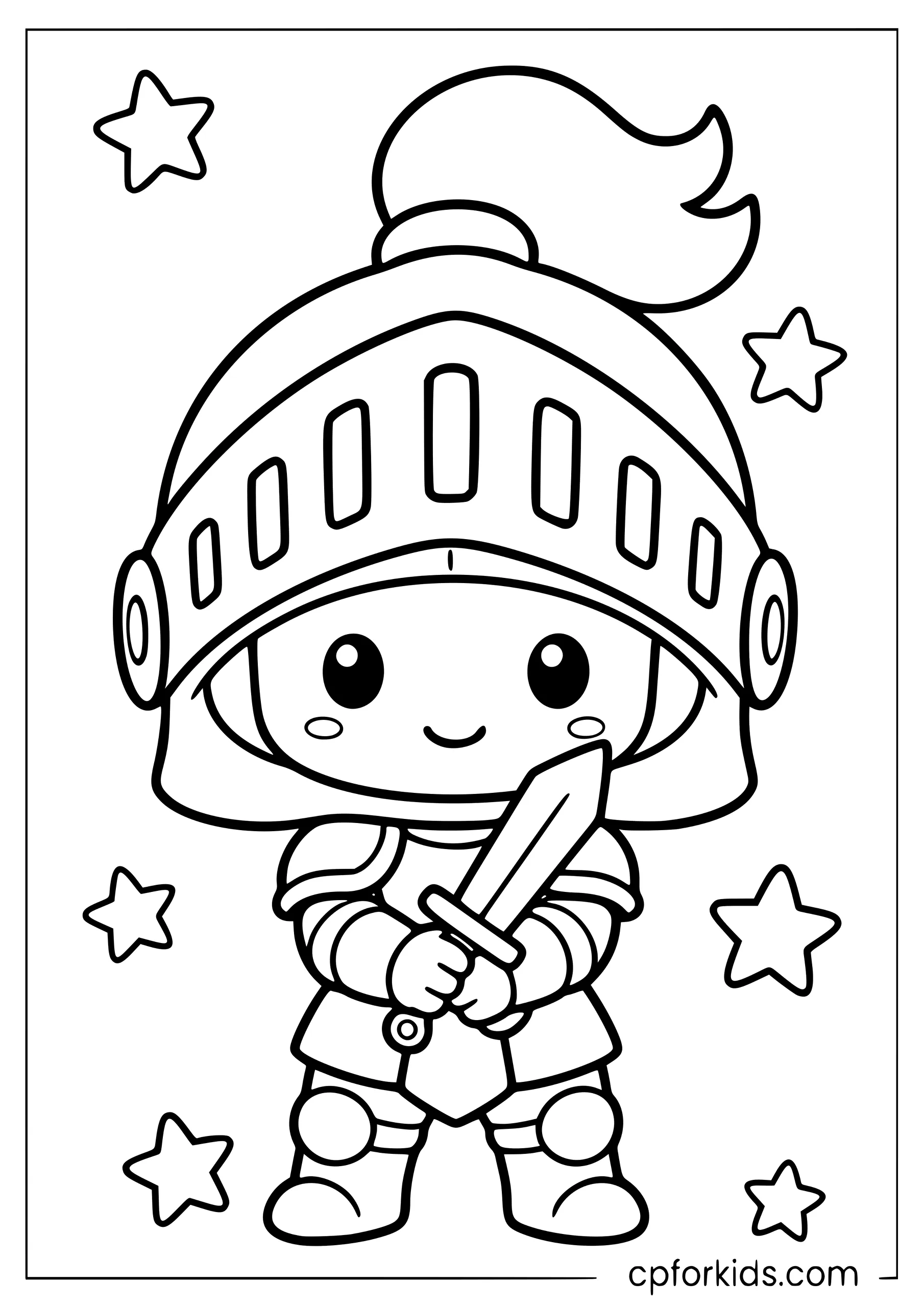 Chibi Knight Reports for Duty