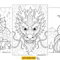 Printable Coloring Pages for Chinese Dragon