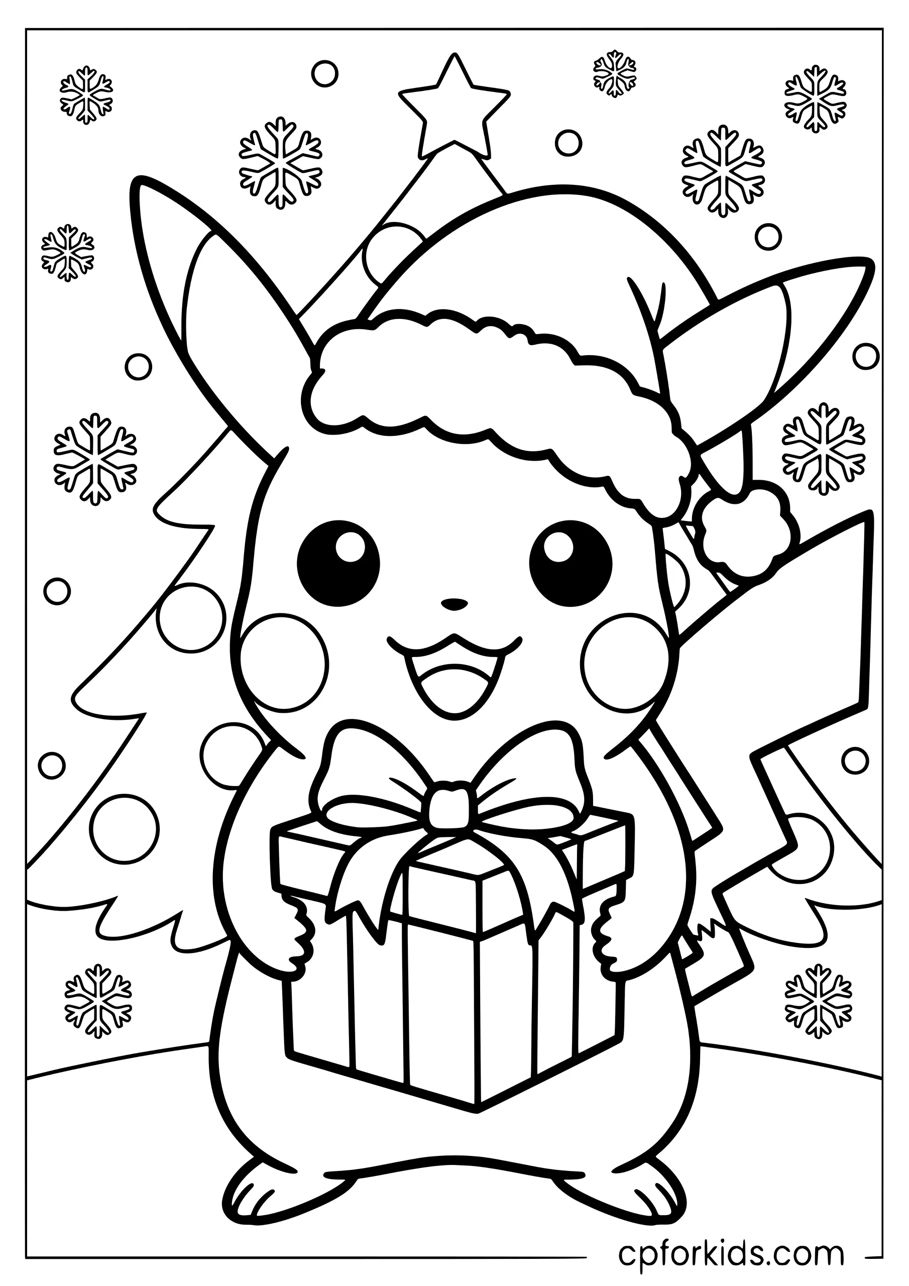 Pikachu's Christmas Gift Delivery