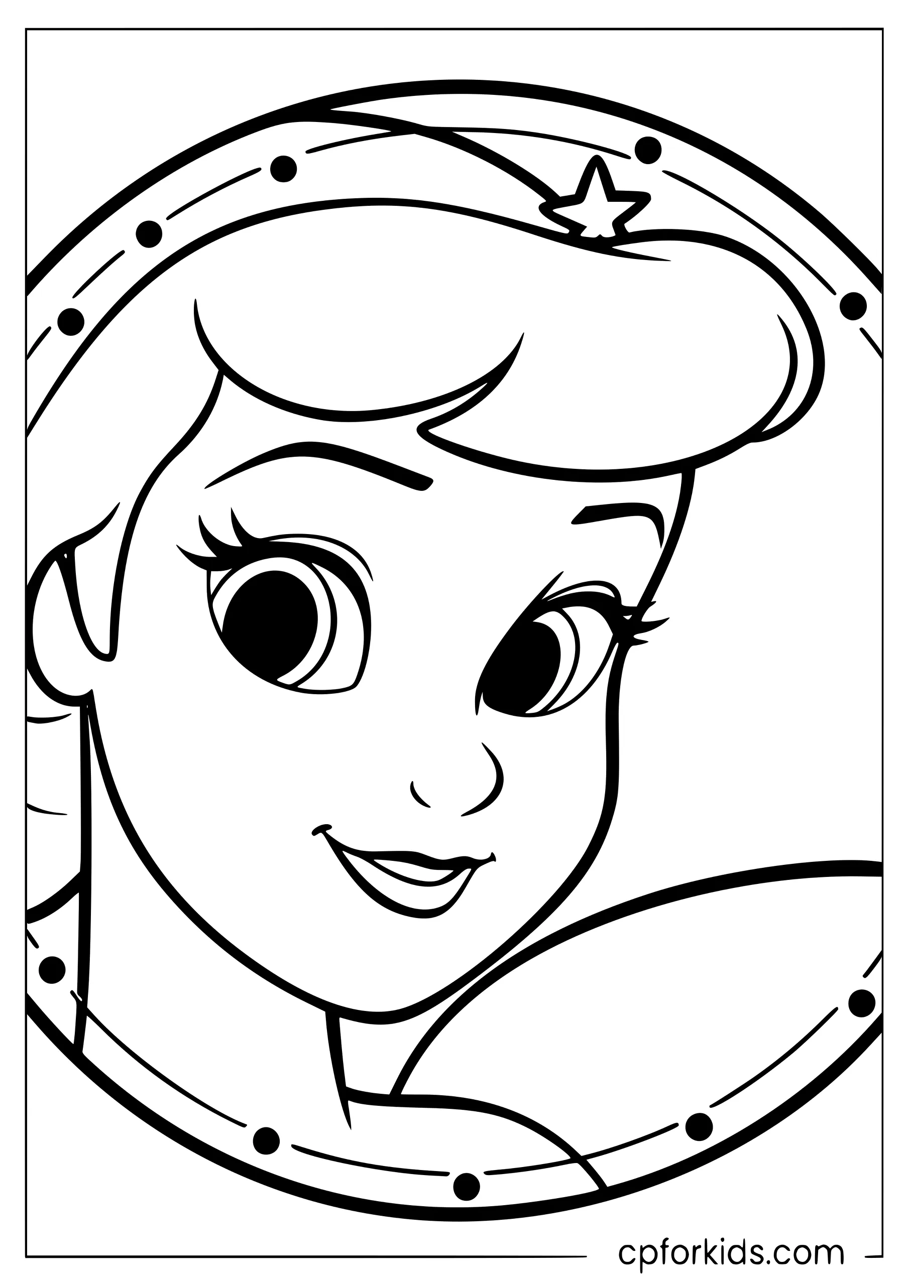 Cinderella Simple Face Page