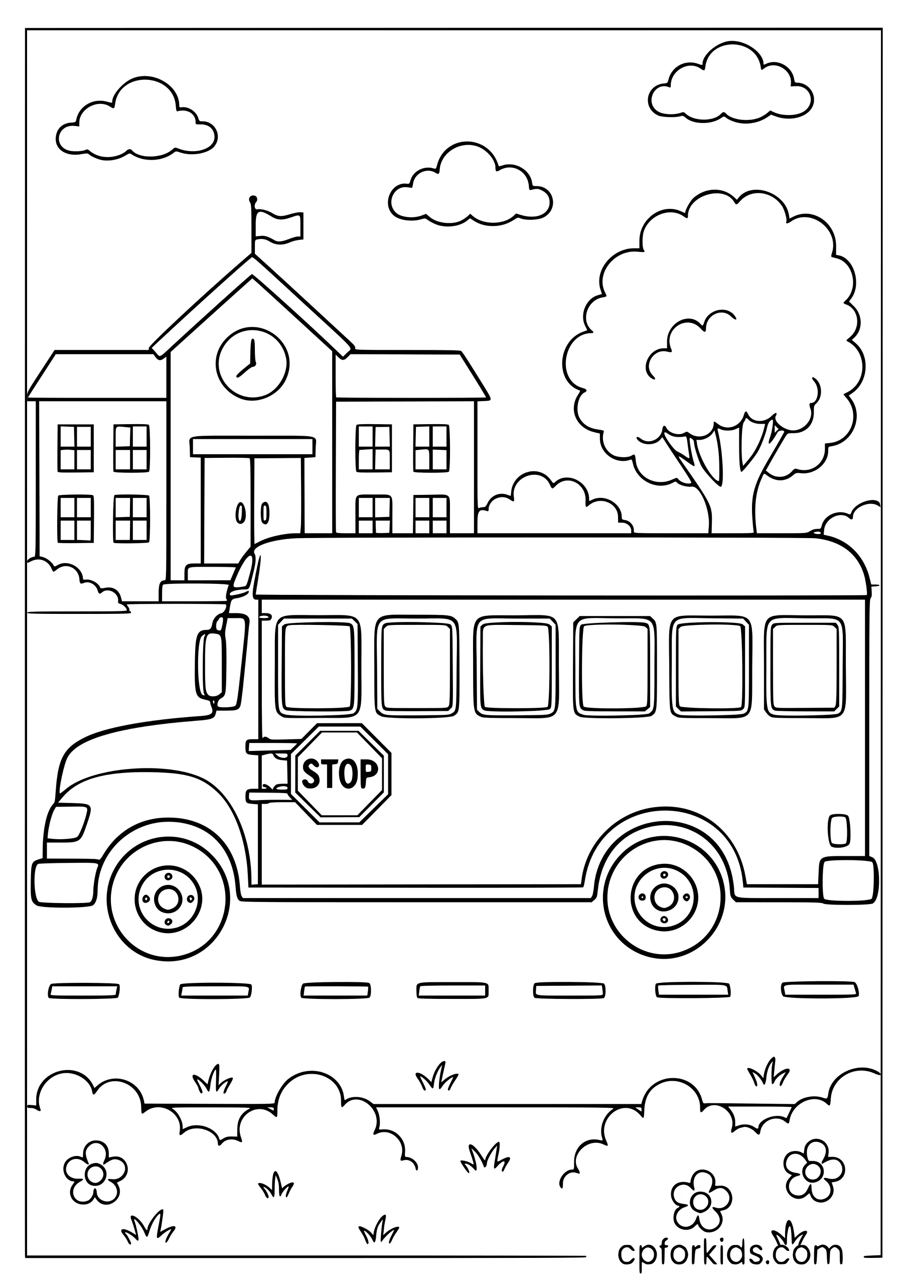Classic Yellow School Bus