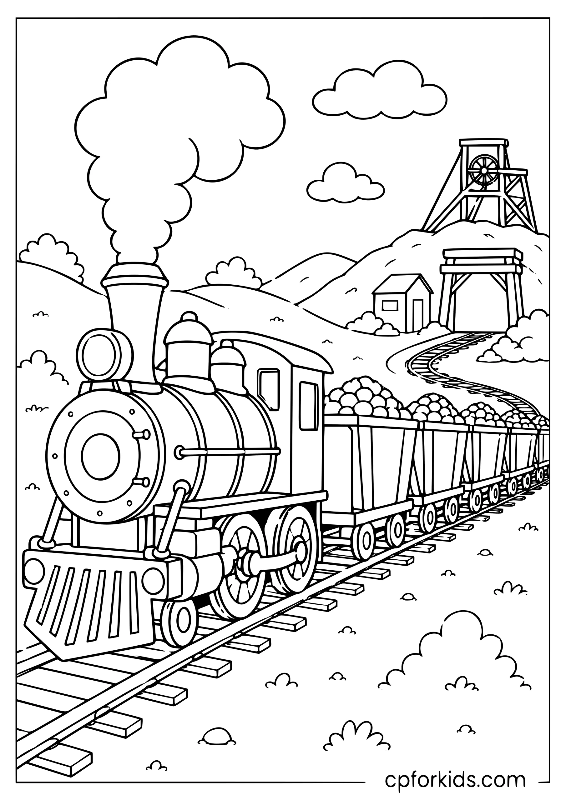 Coal Train Hauling