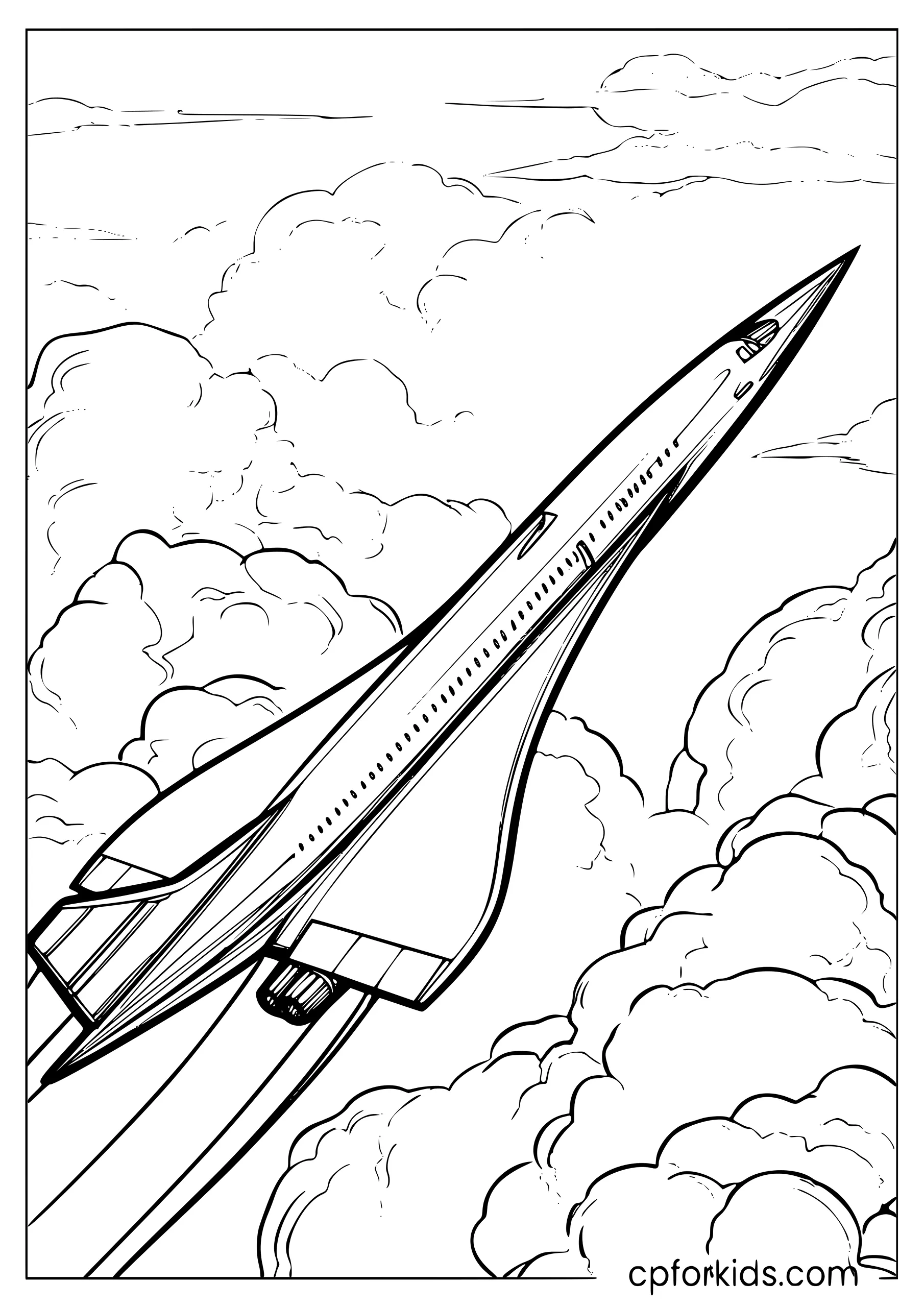Concorde Supersonic Airliner