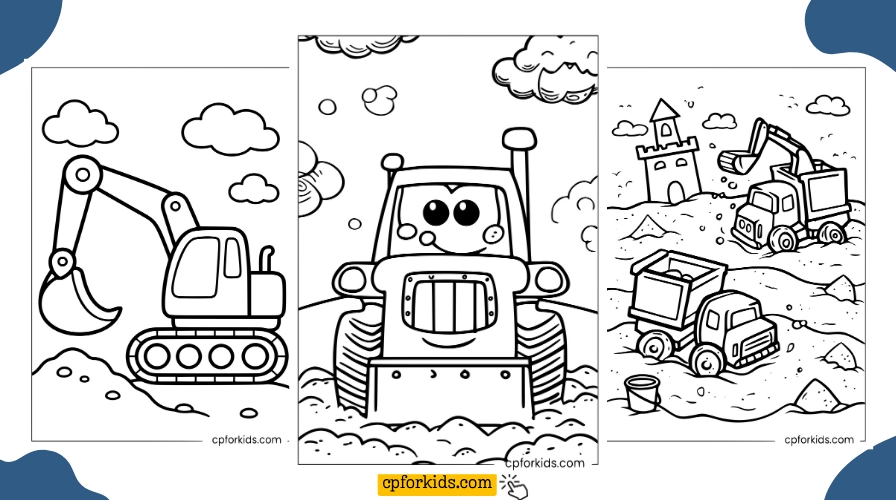 Printable Coloring Pages for Construction