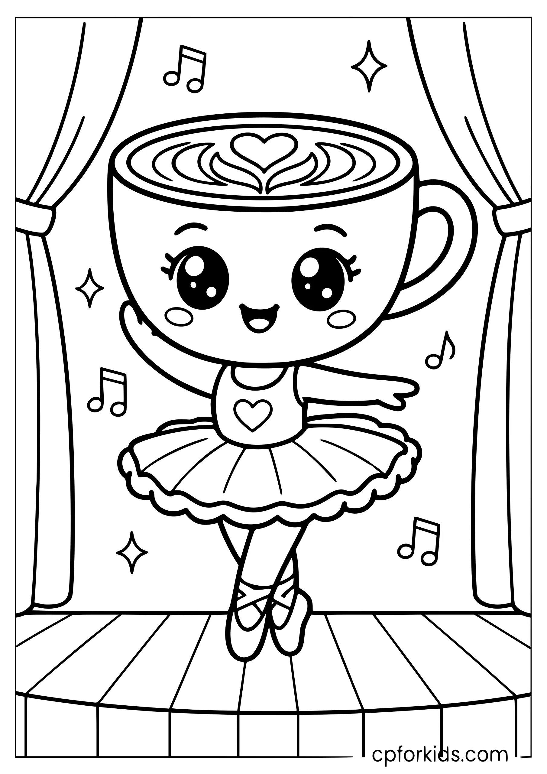 Cute Baby Ballerina Cappuccina