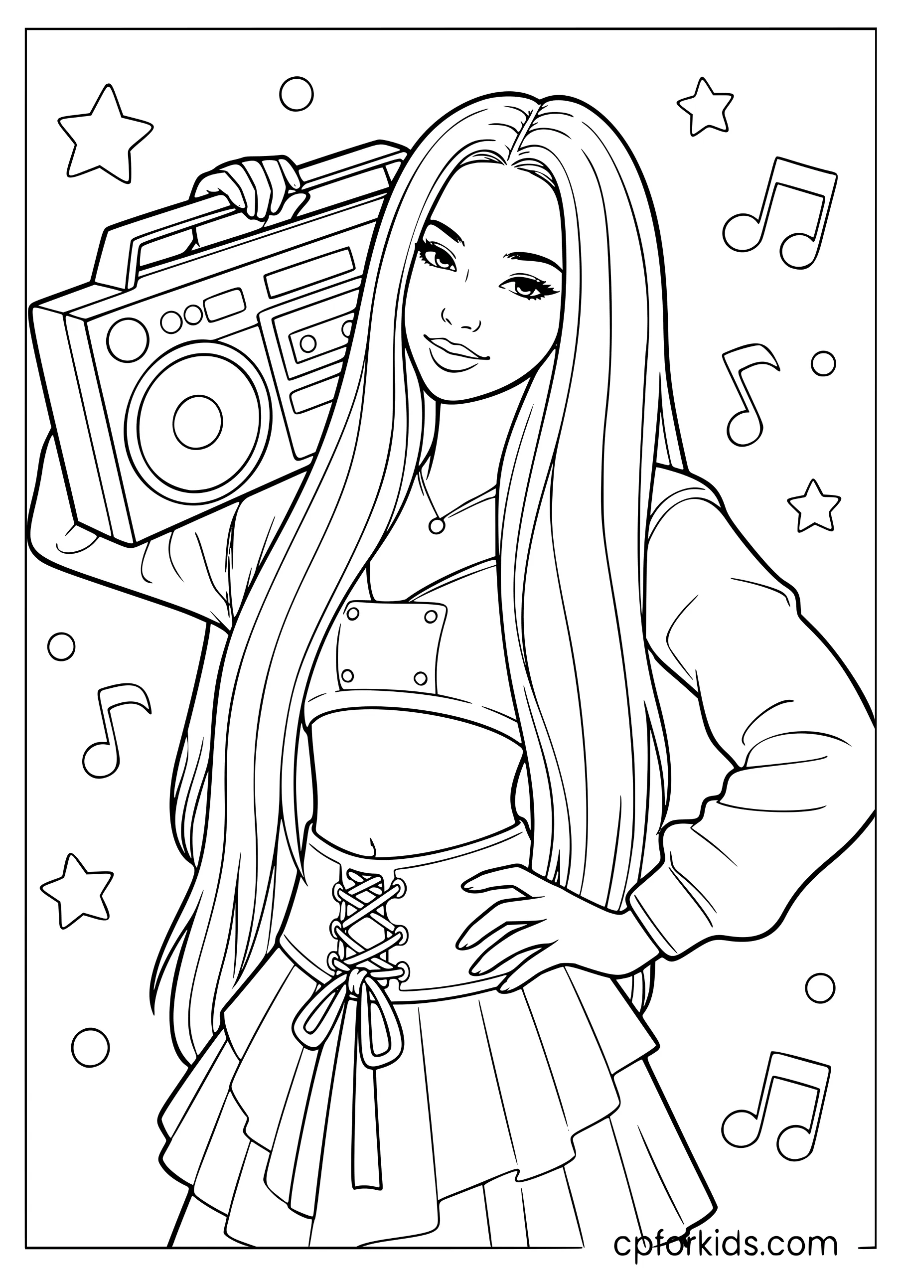 Daniela — Boombox Pose
