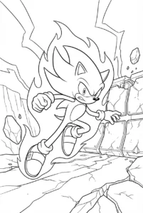 Dark Sonic charging through energy toward a mechanical barrier