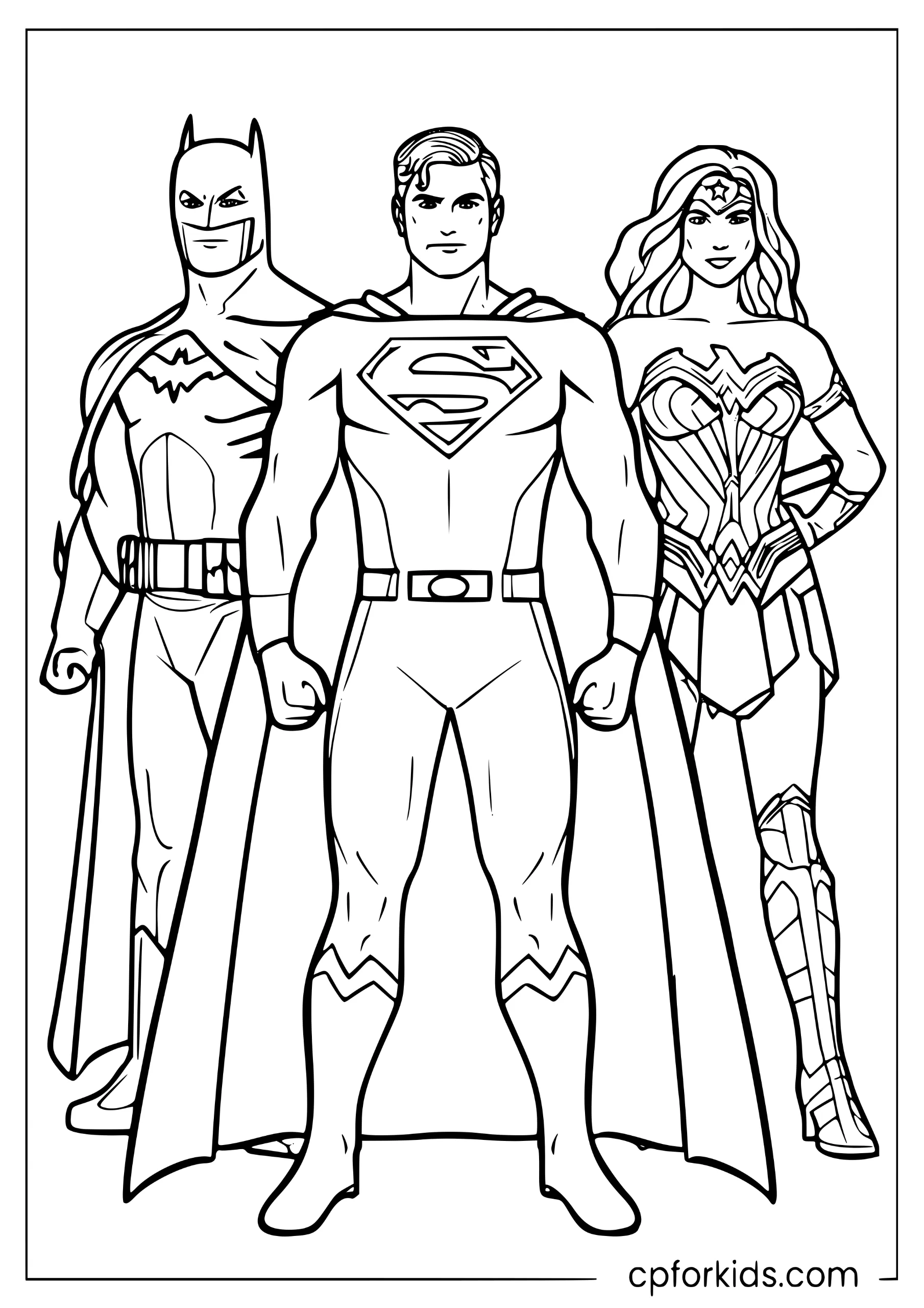 DC Trinity Superman Batman Wonder Woman