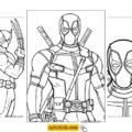 Printable Coloring Pages for Deadpool