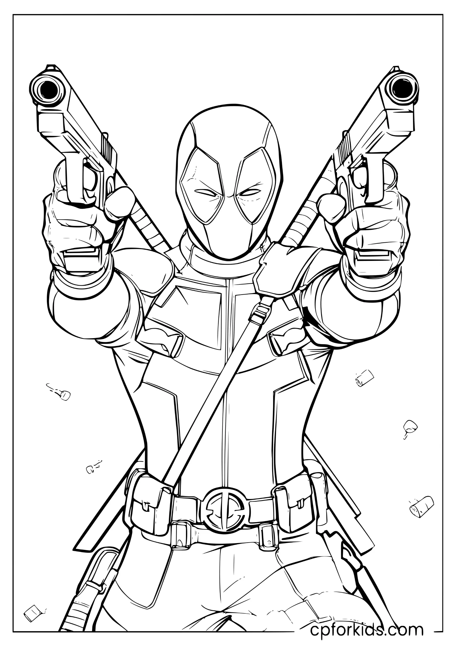 Deadpool Dual Guns Akimbo