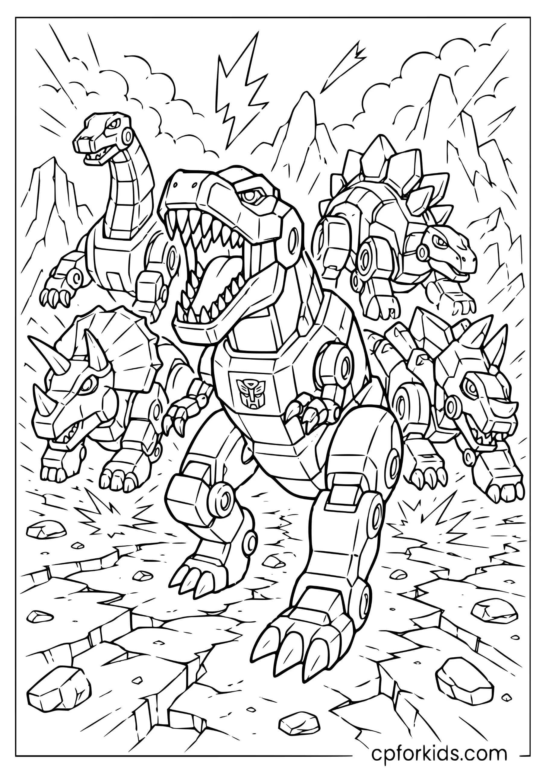 Dinobot Team Charge