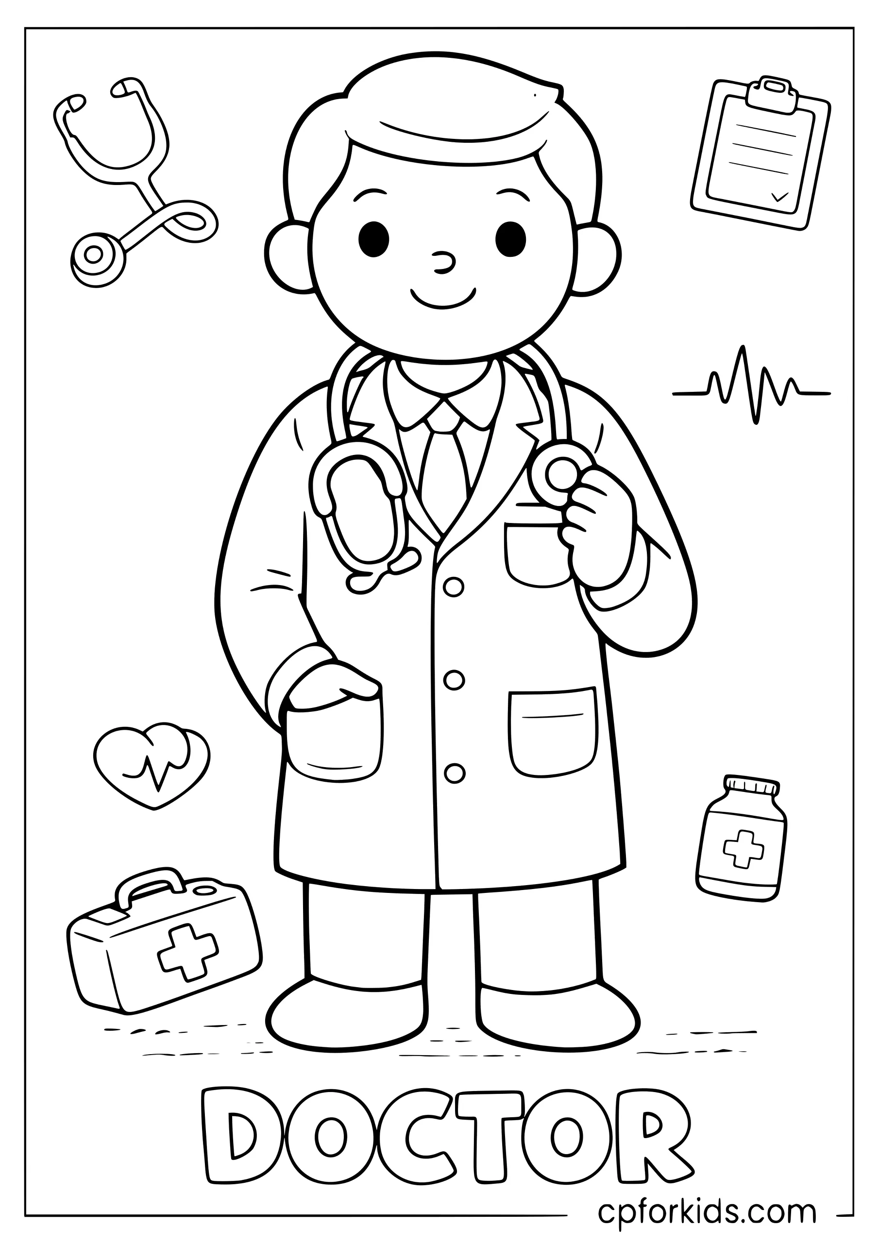 Doctor Holding Stethoscope