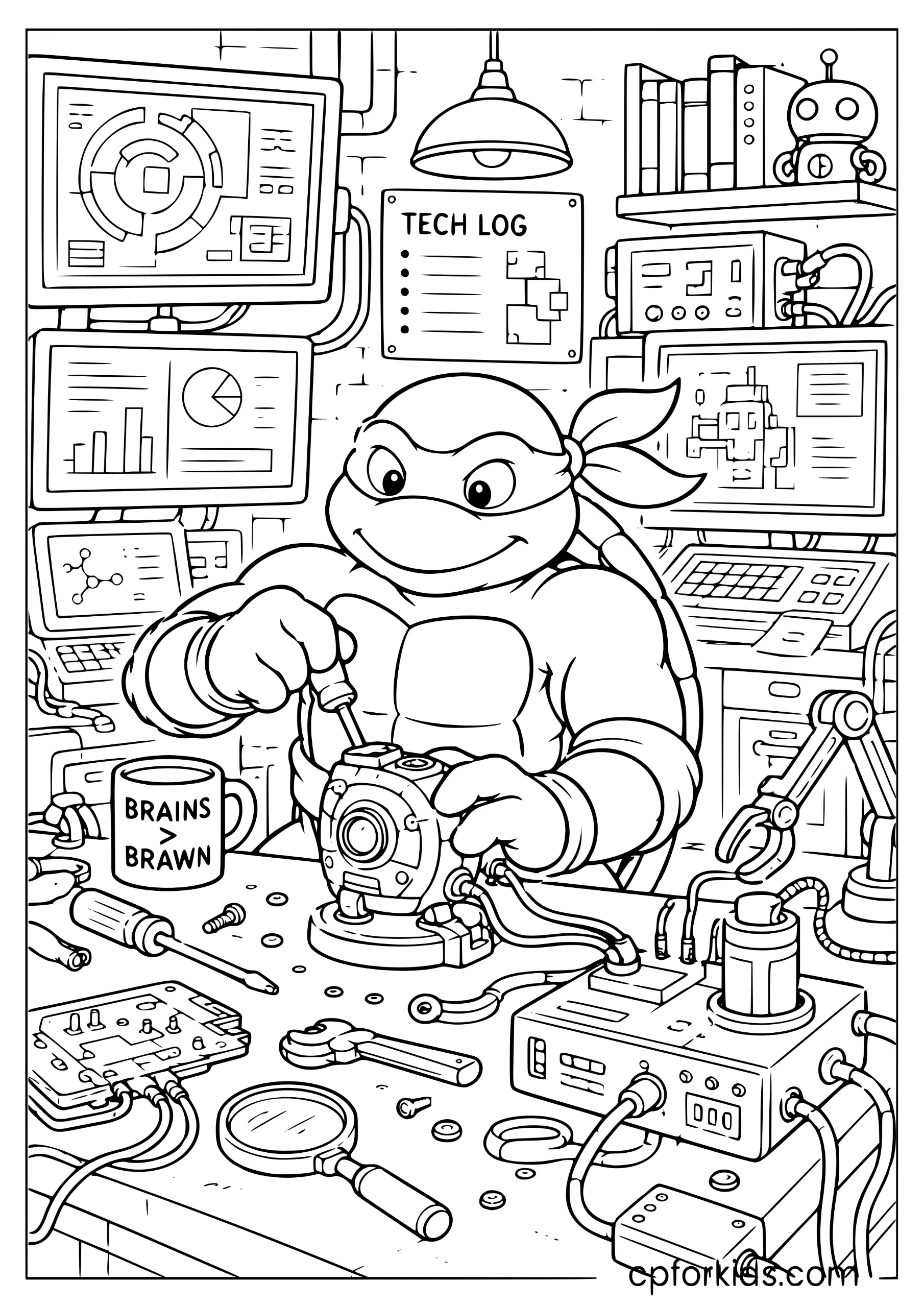 Donatello in the Lab
