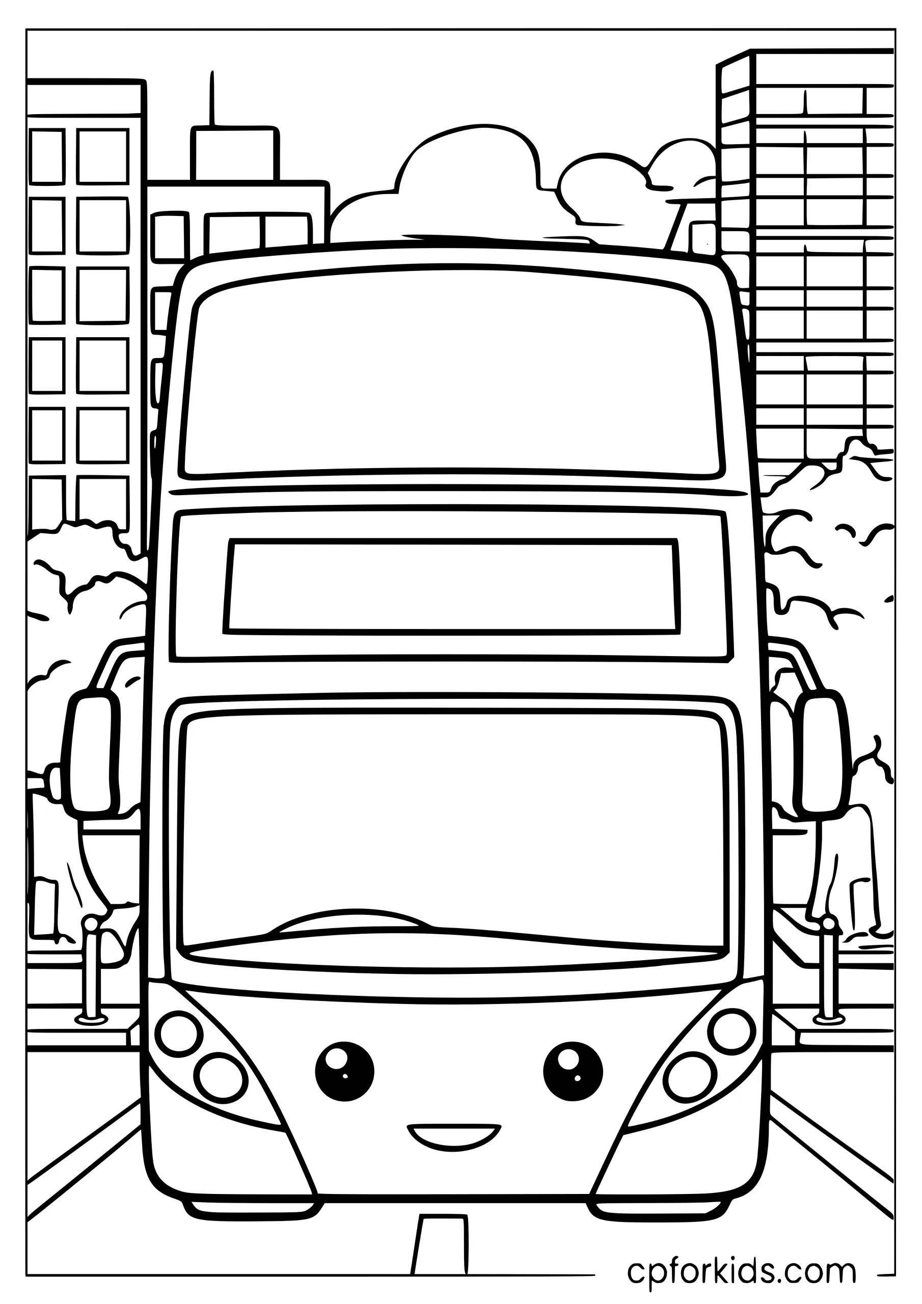 Double Decker Front View