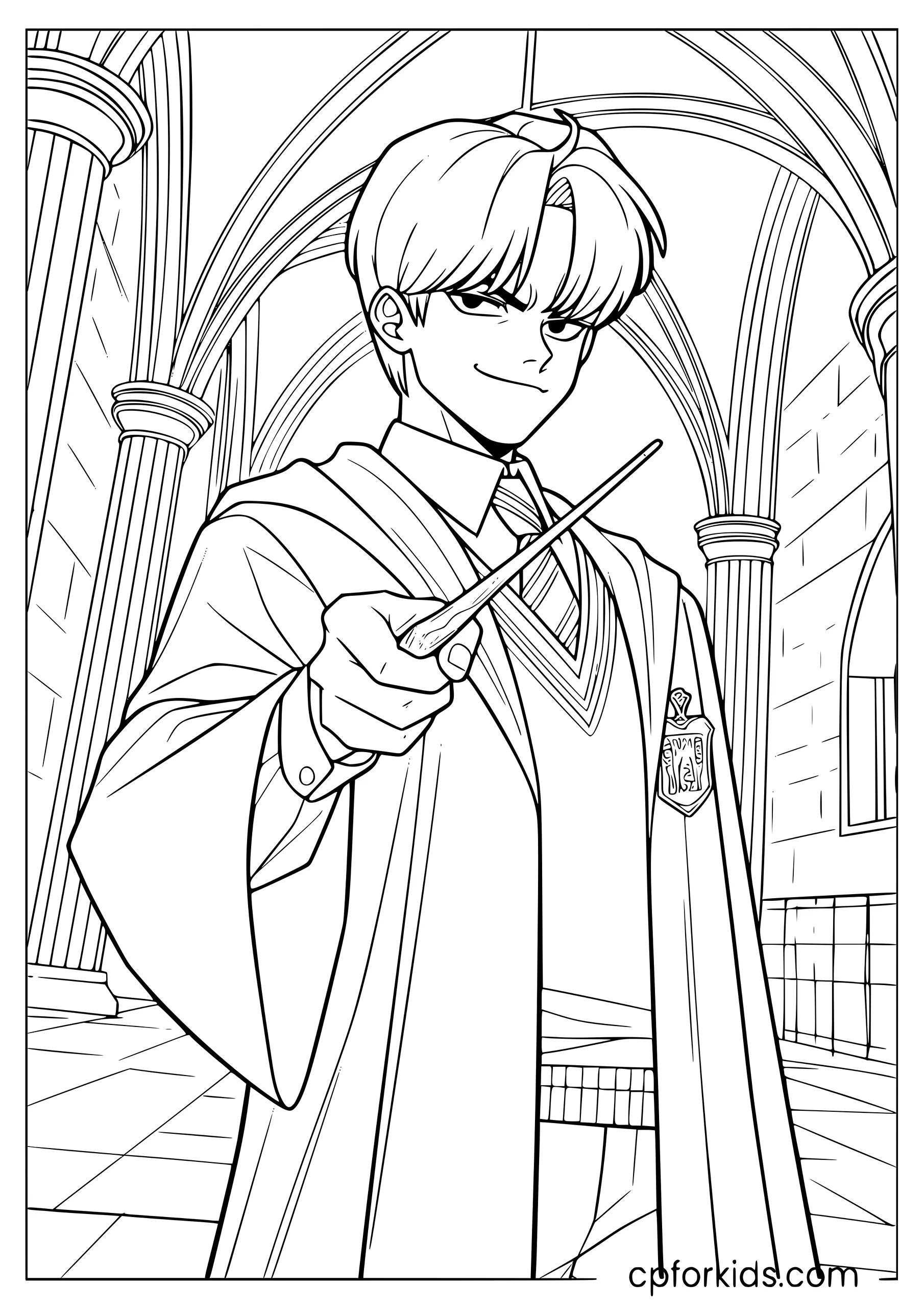 Draco Malfoy in the Dungeons