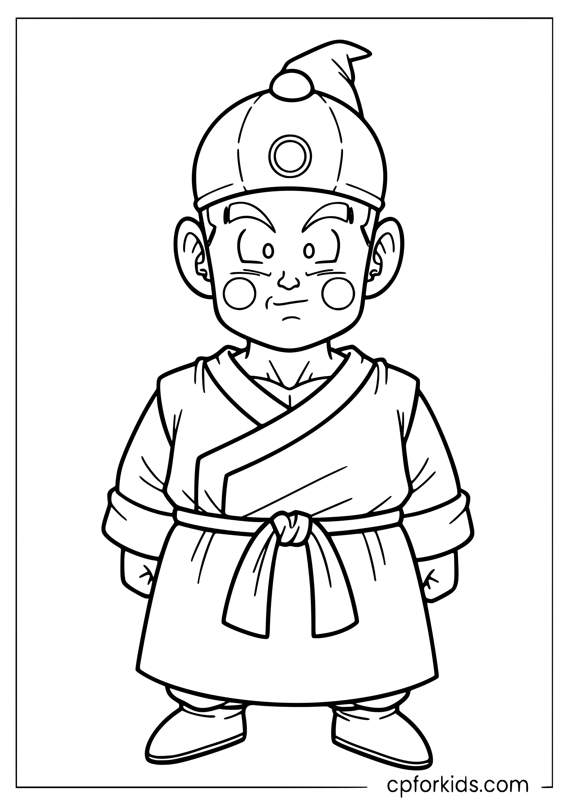 Chiaotzu Coloring Page