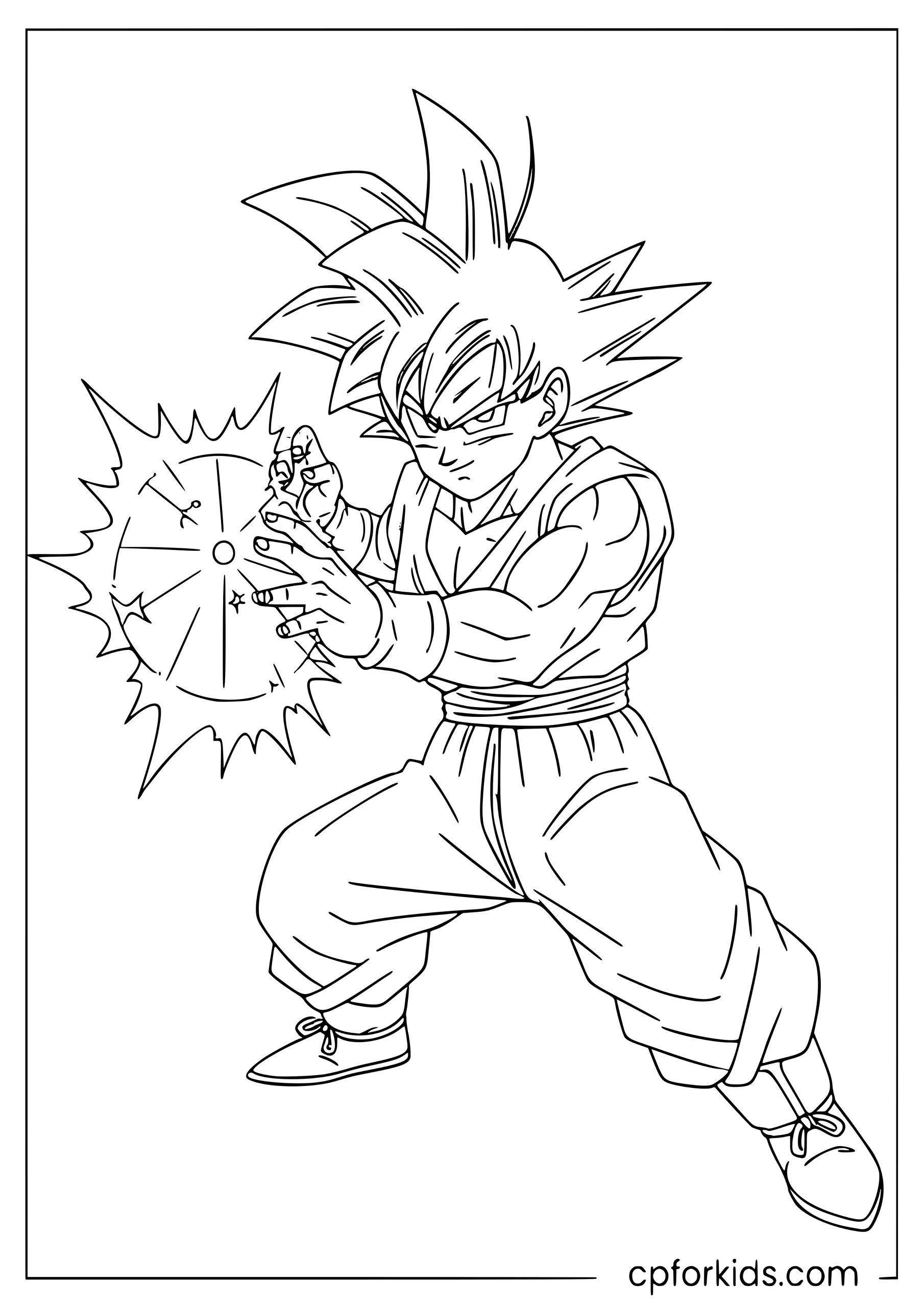 Goku's Kamehameha Attack