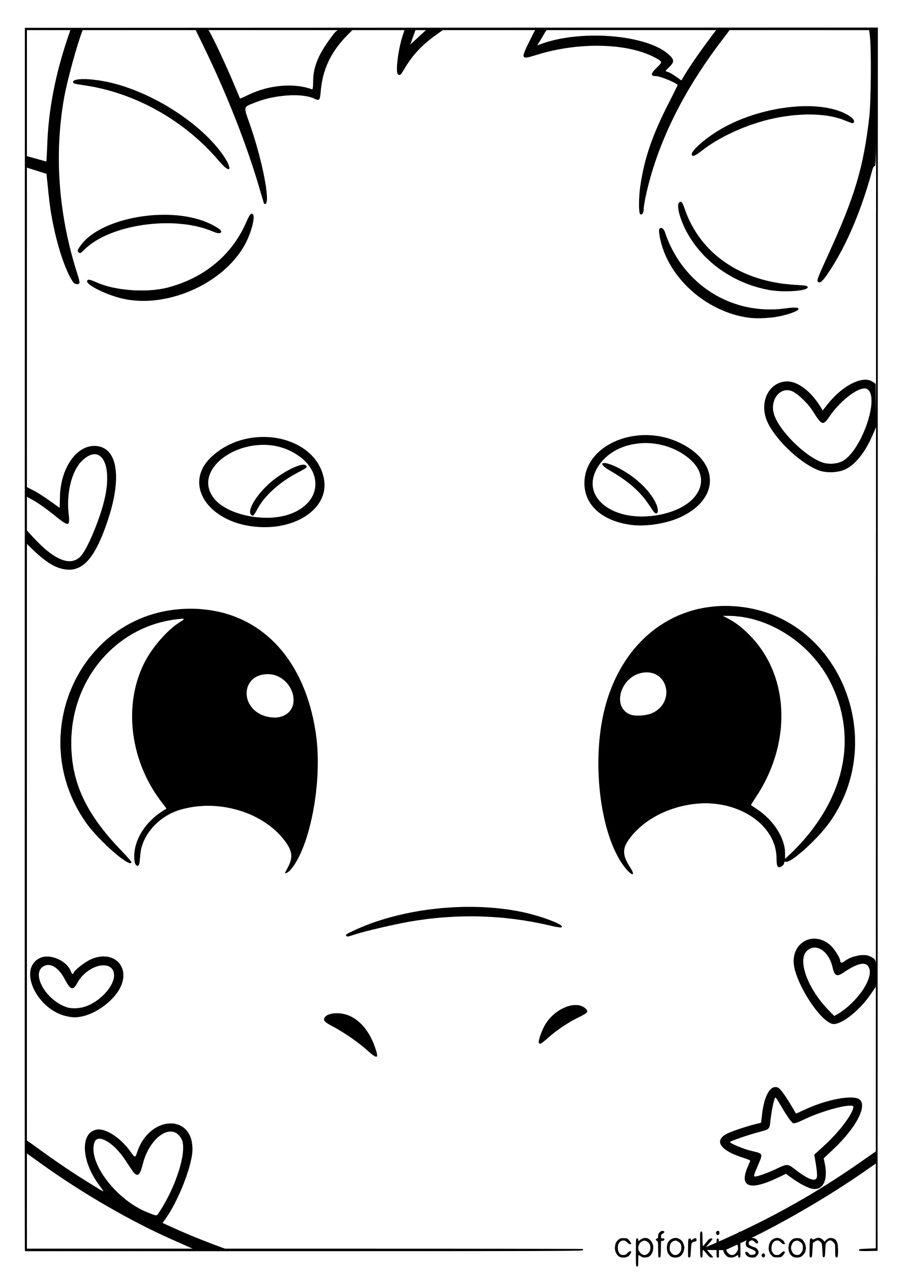 Baby Dragon Face, Nice and Simple