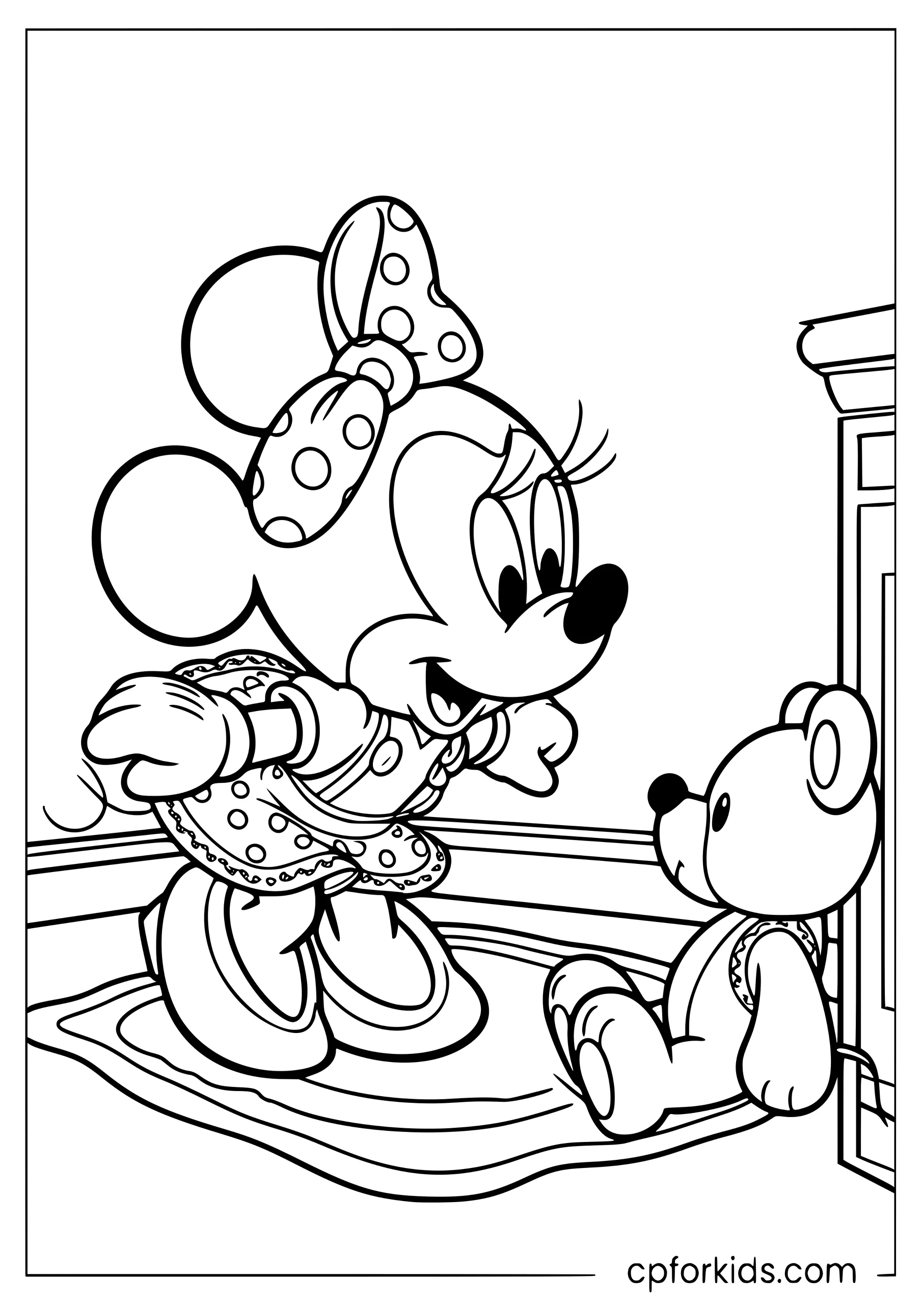 Baby Minnie's First Steps