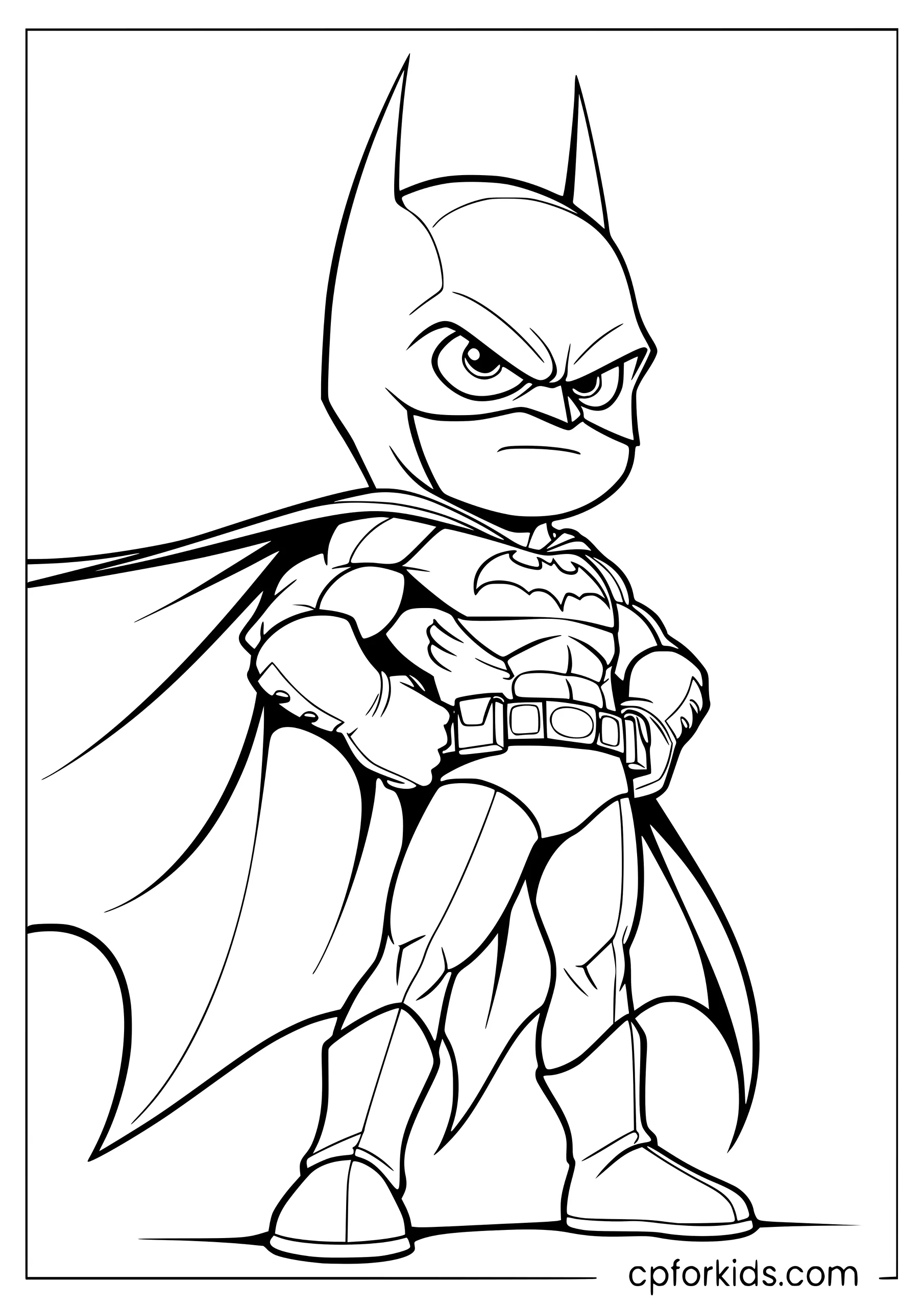 Easy Batman Hero Stance