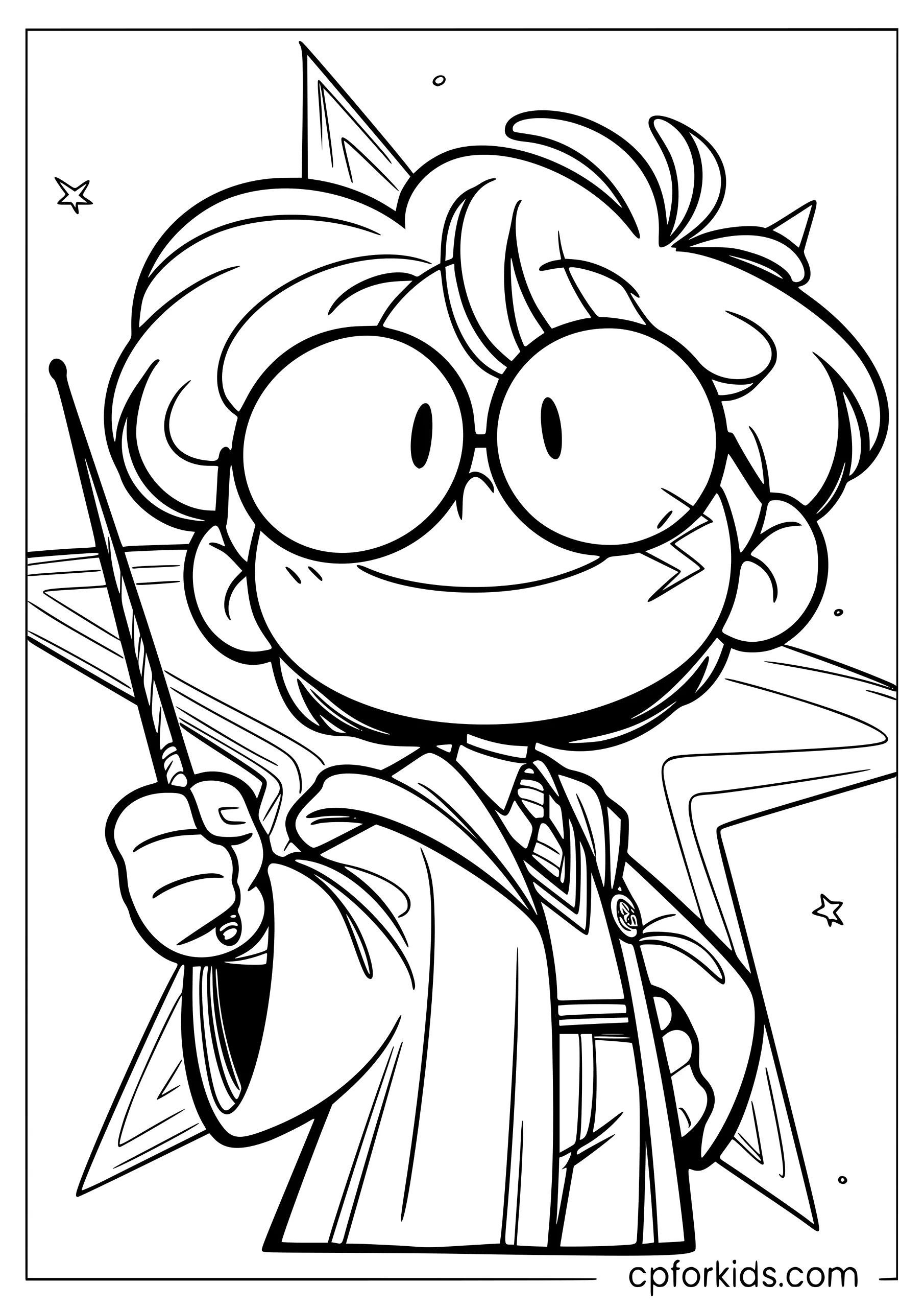 Easy Harry Potter with His Wand