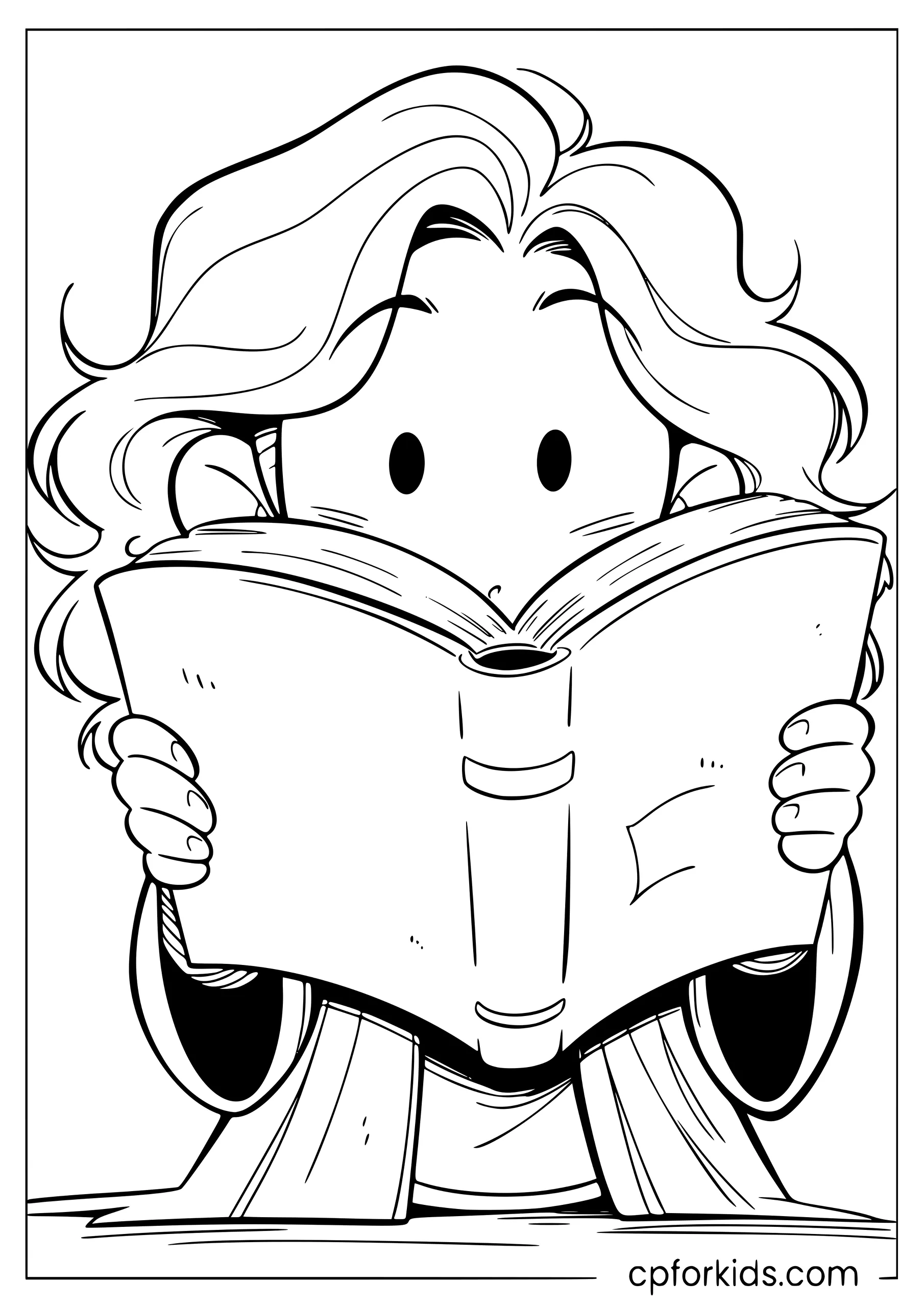 Easy Hermione with Her Book