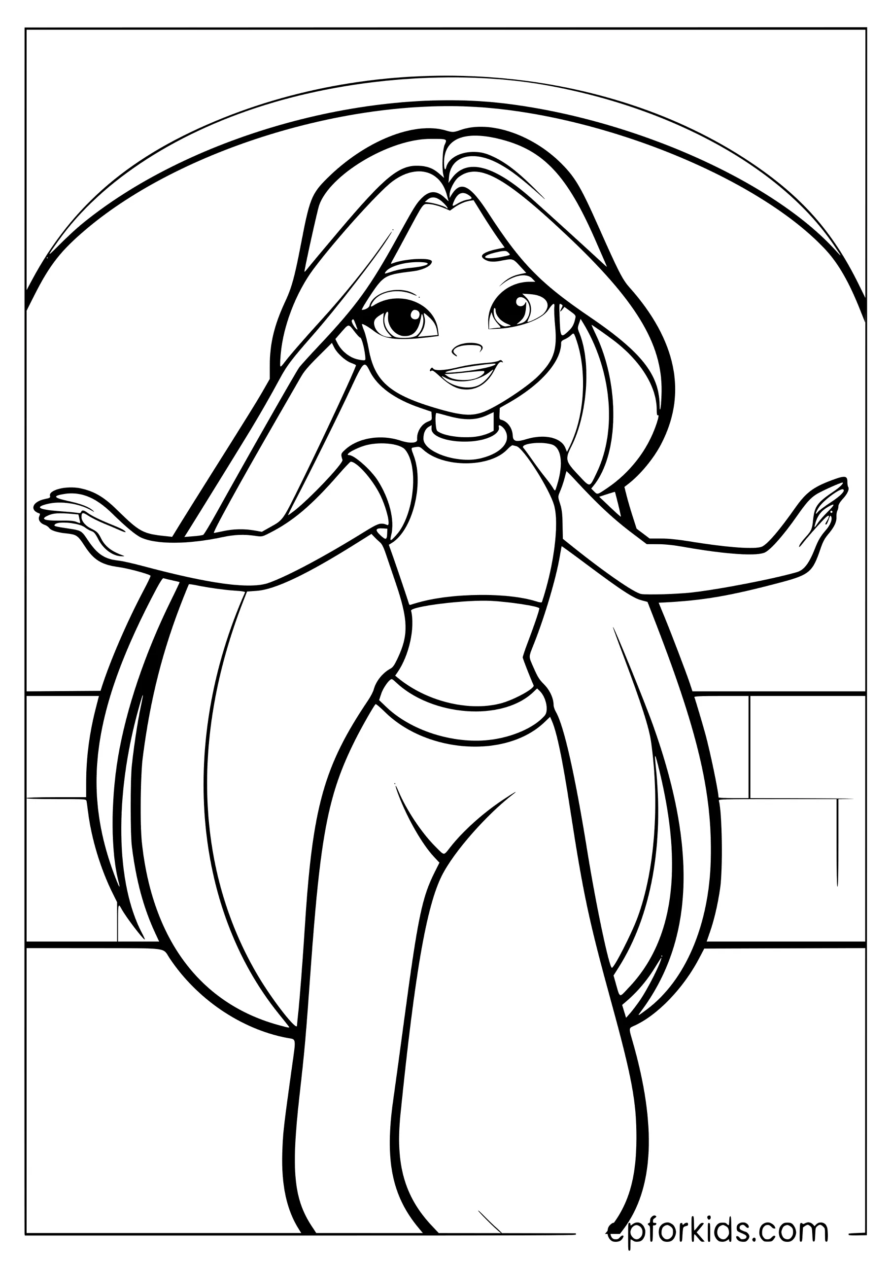 Easy Princess Jasmine