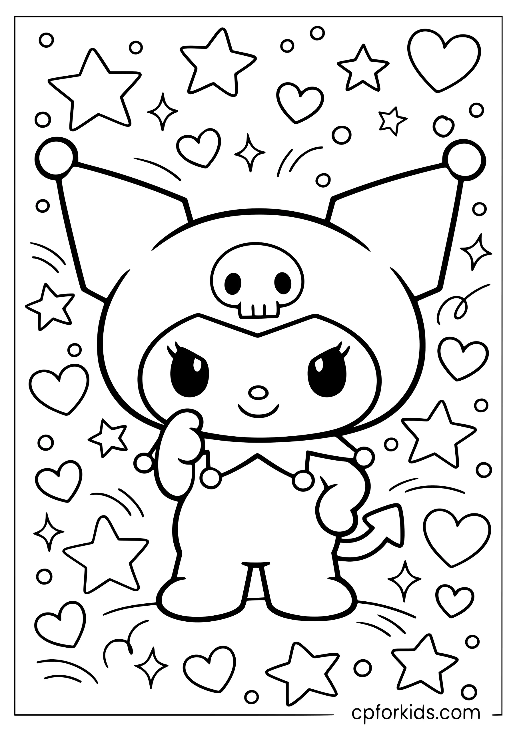 Easy Kuromi for Kids