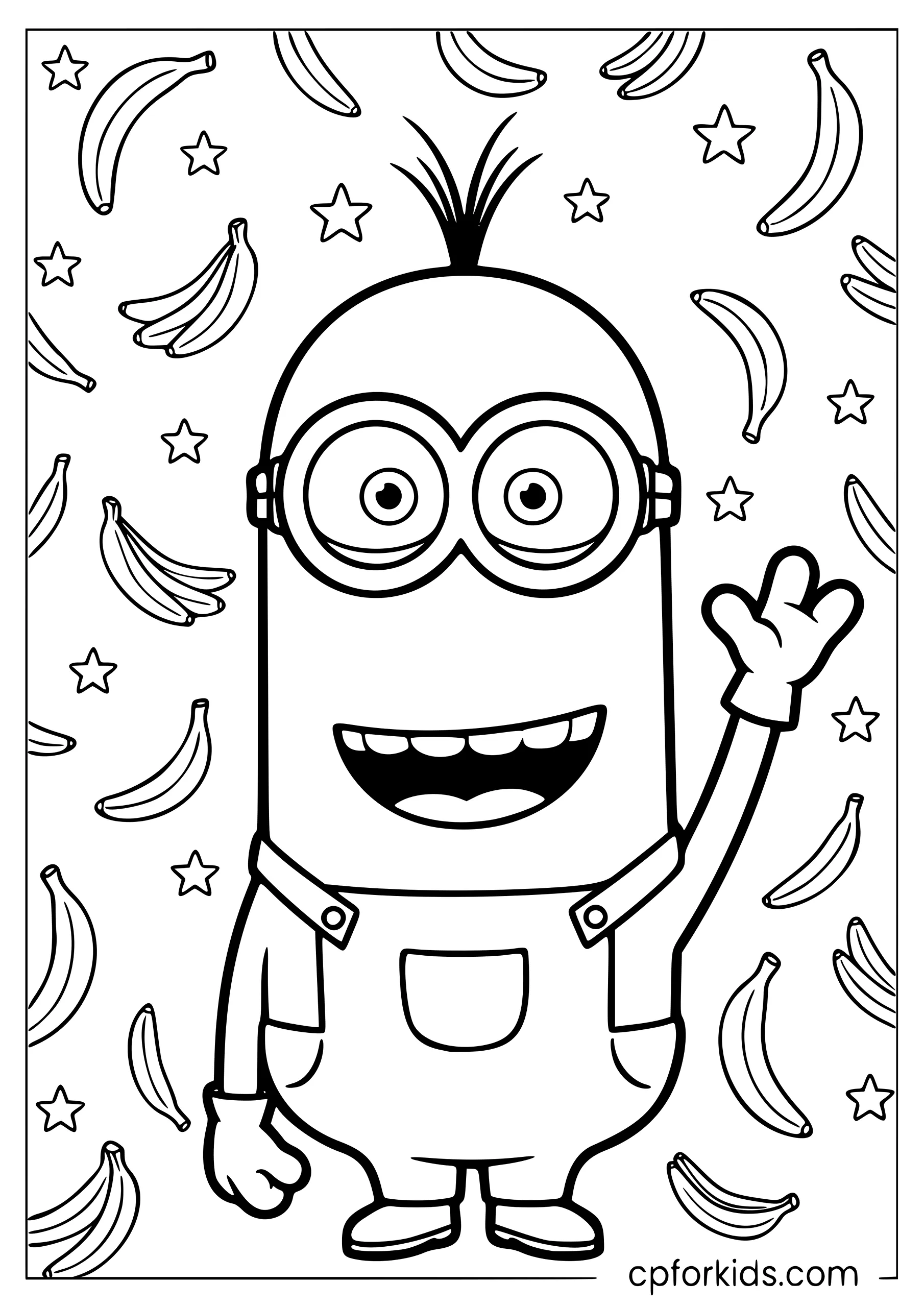 Easy Minion Waving for Kids