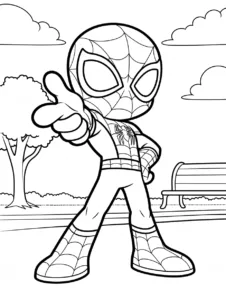Easy Spider-Man giving a big thumbs-up