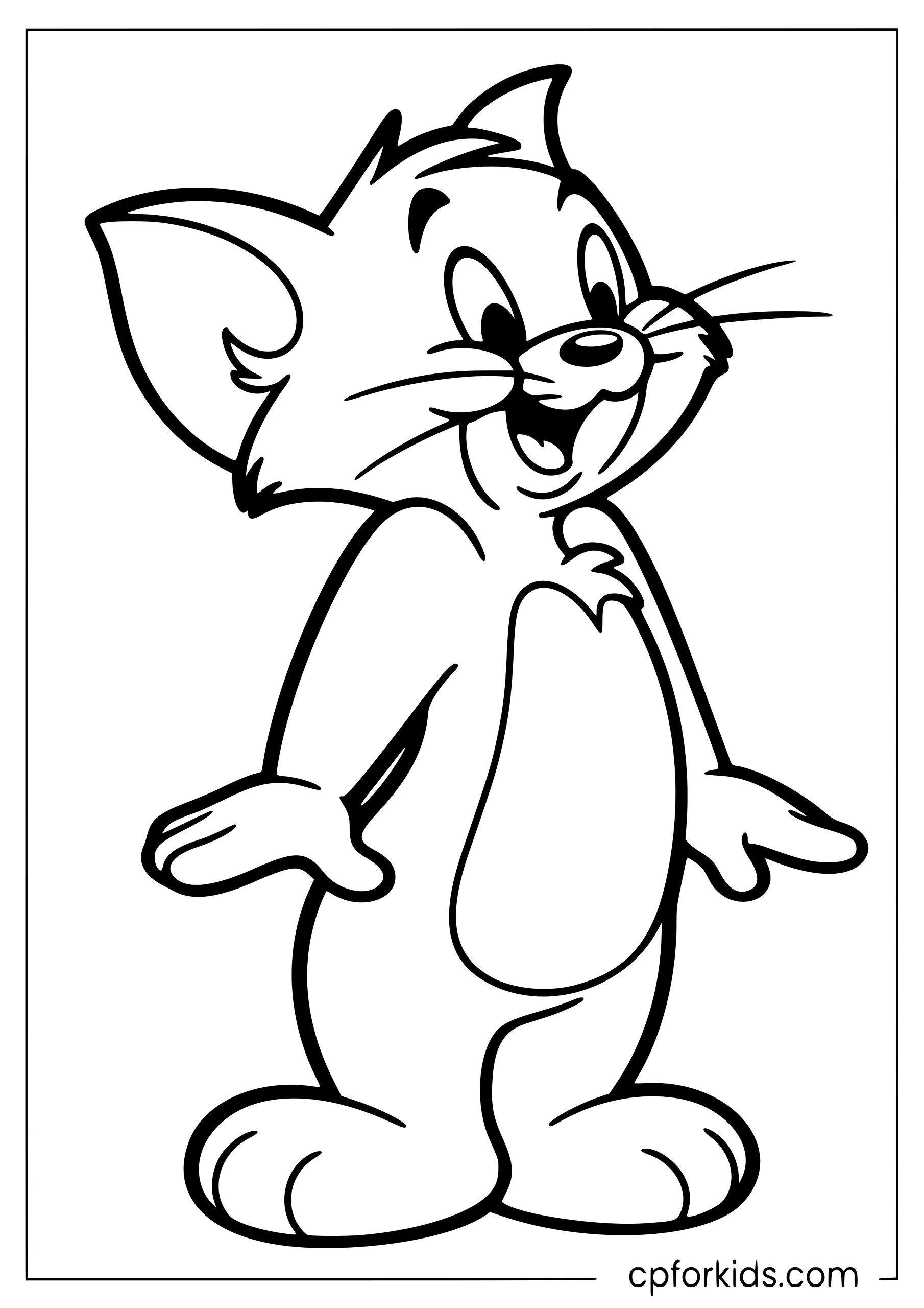 Easy Tom with Thick Outlines